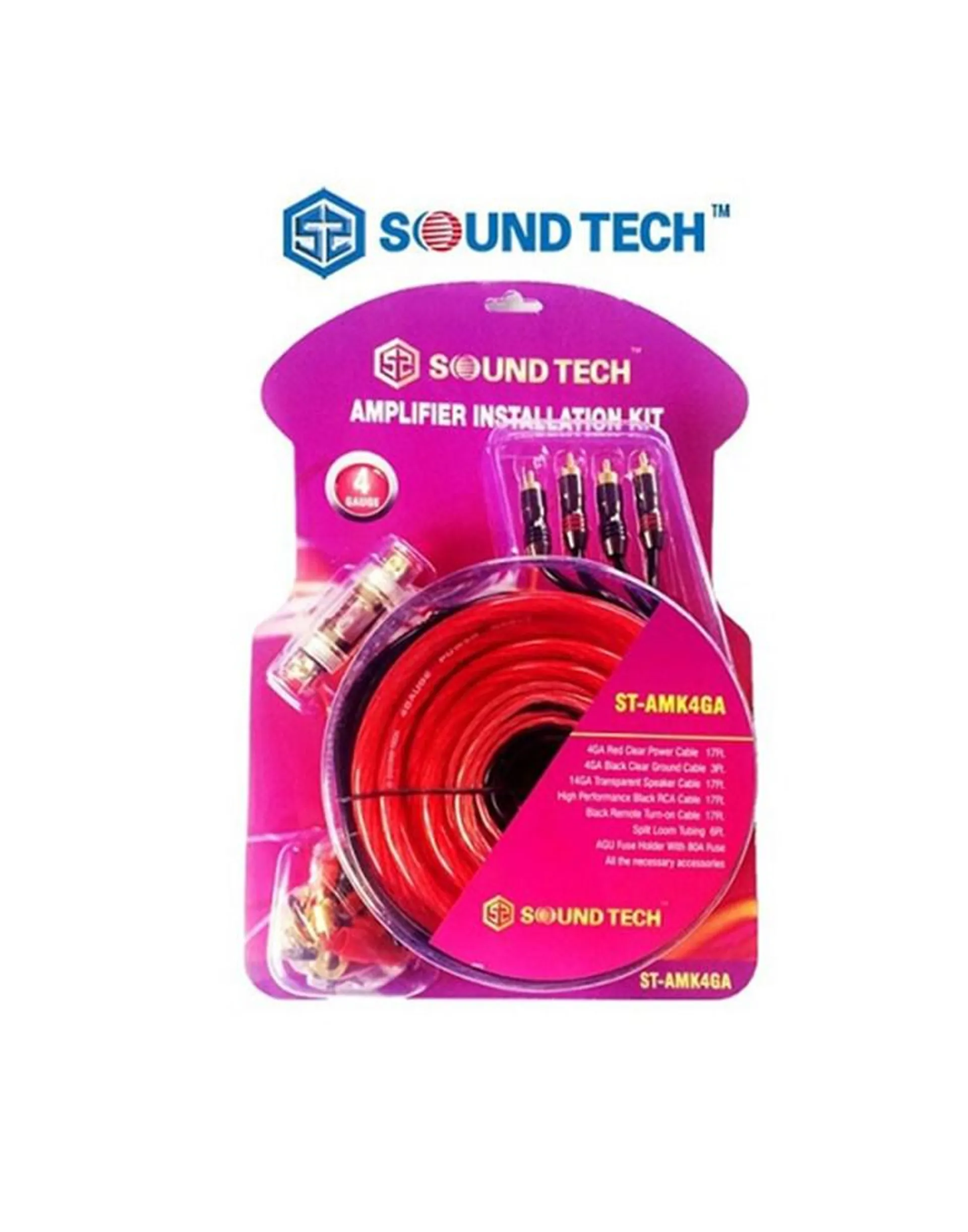 Soundtech ST-AMk4GA 4 GAUGE AMP Wiring Kit