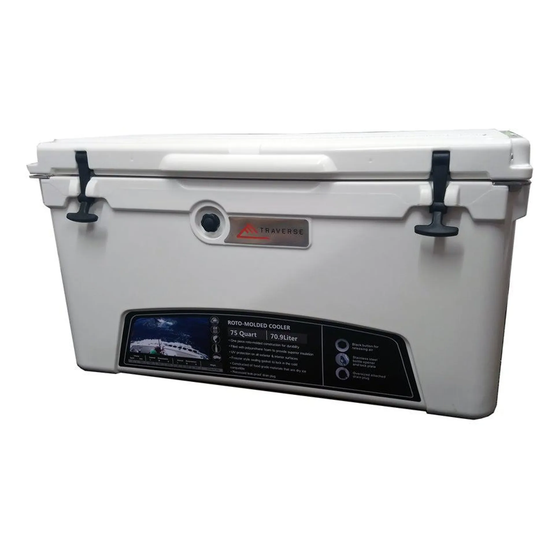 Traverse Chilly Bin 71L White