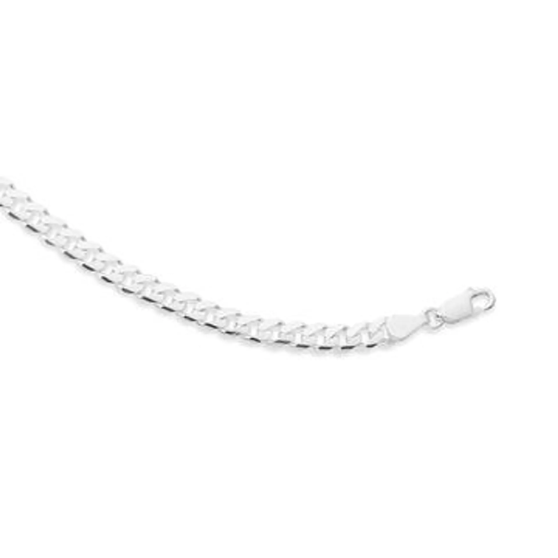 Sterling Silver 22cm Curb Chain