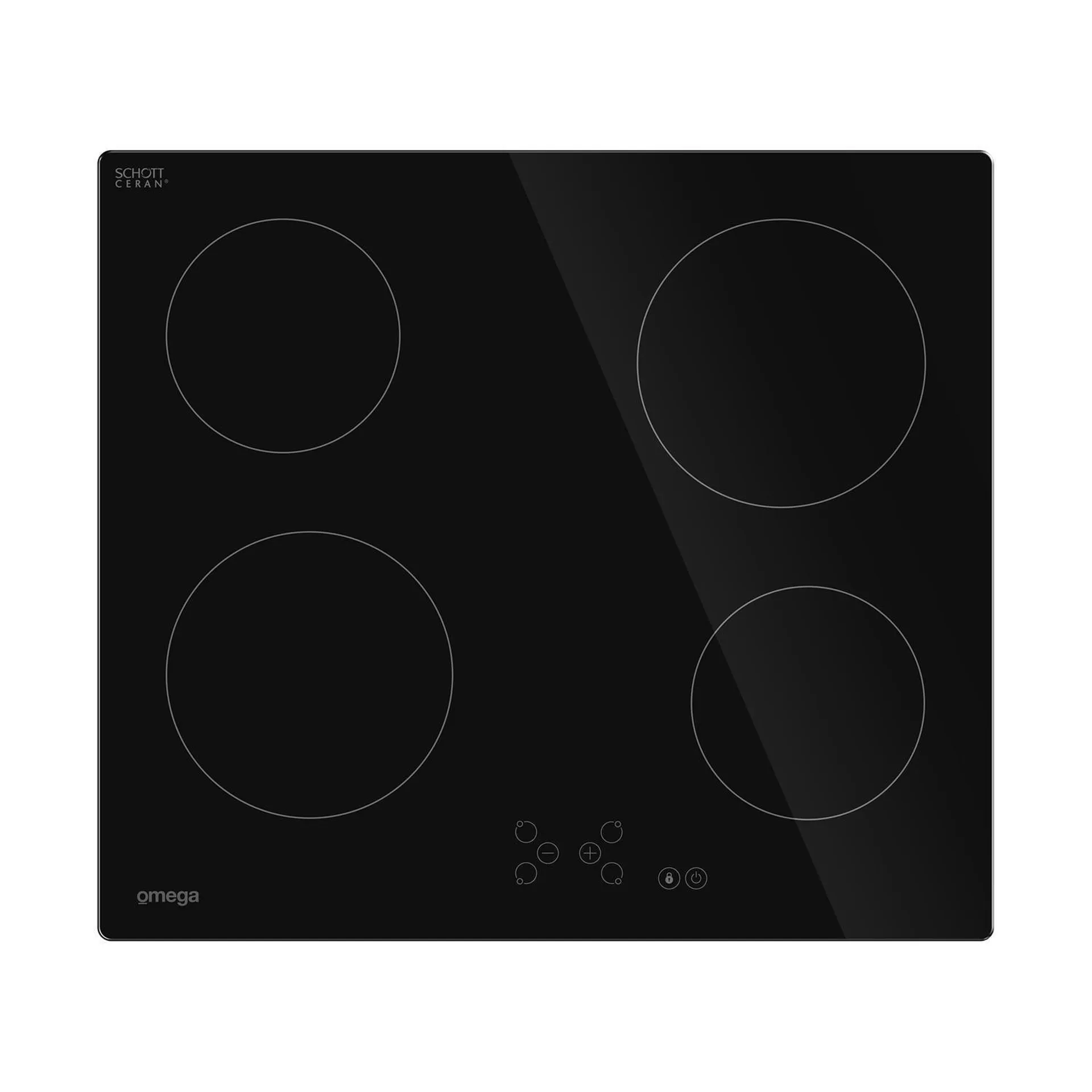 Ceramic Cooktop w/ Touch Control 60cm, 4 Zones
