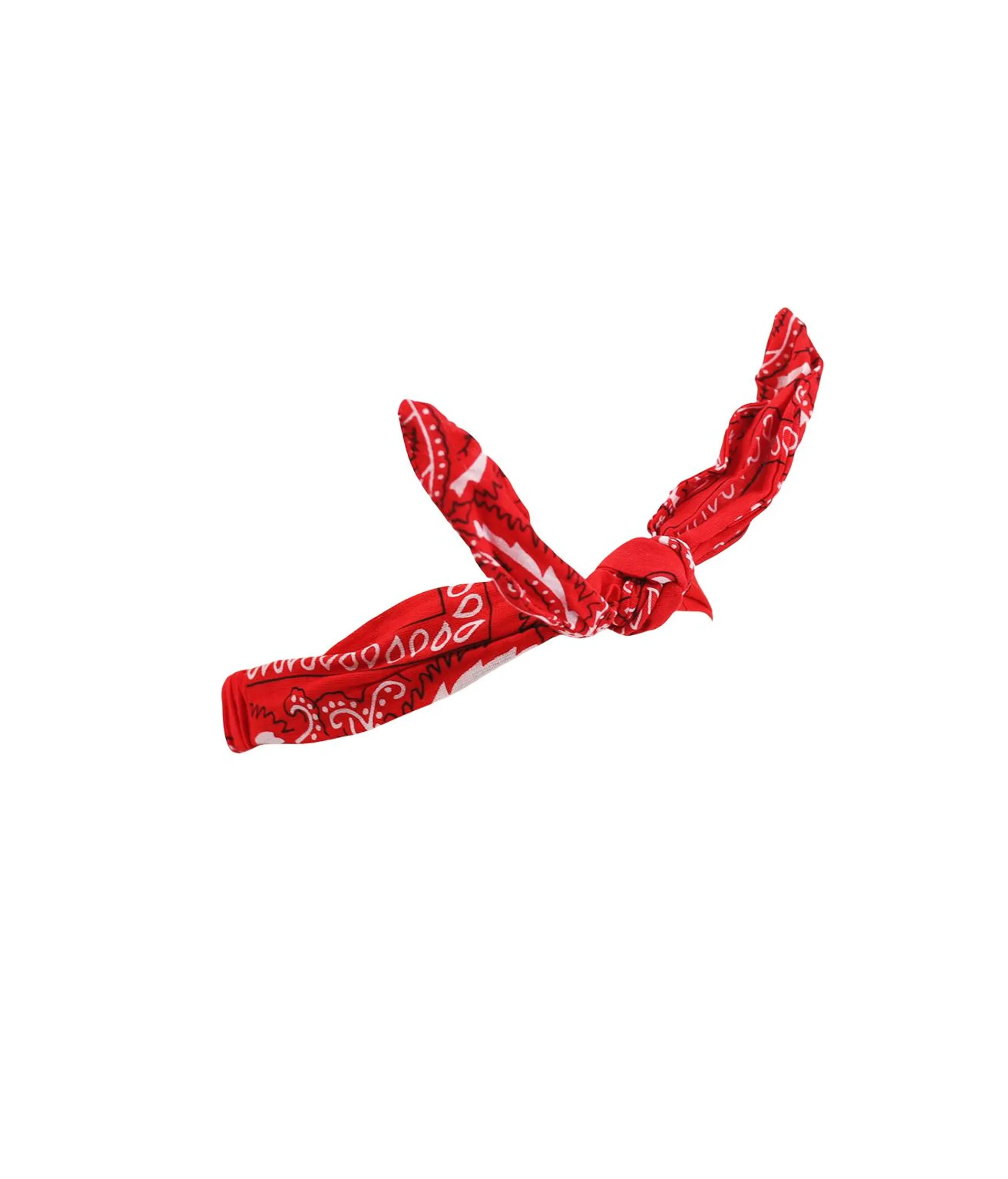 Red Bandana Headband