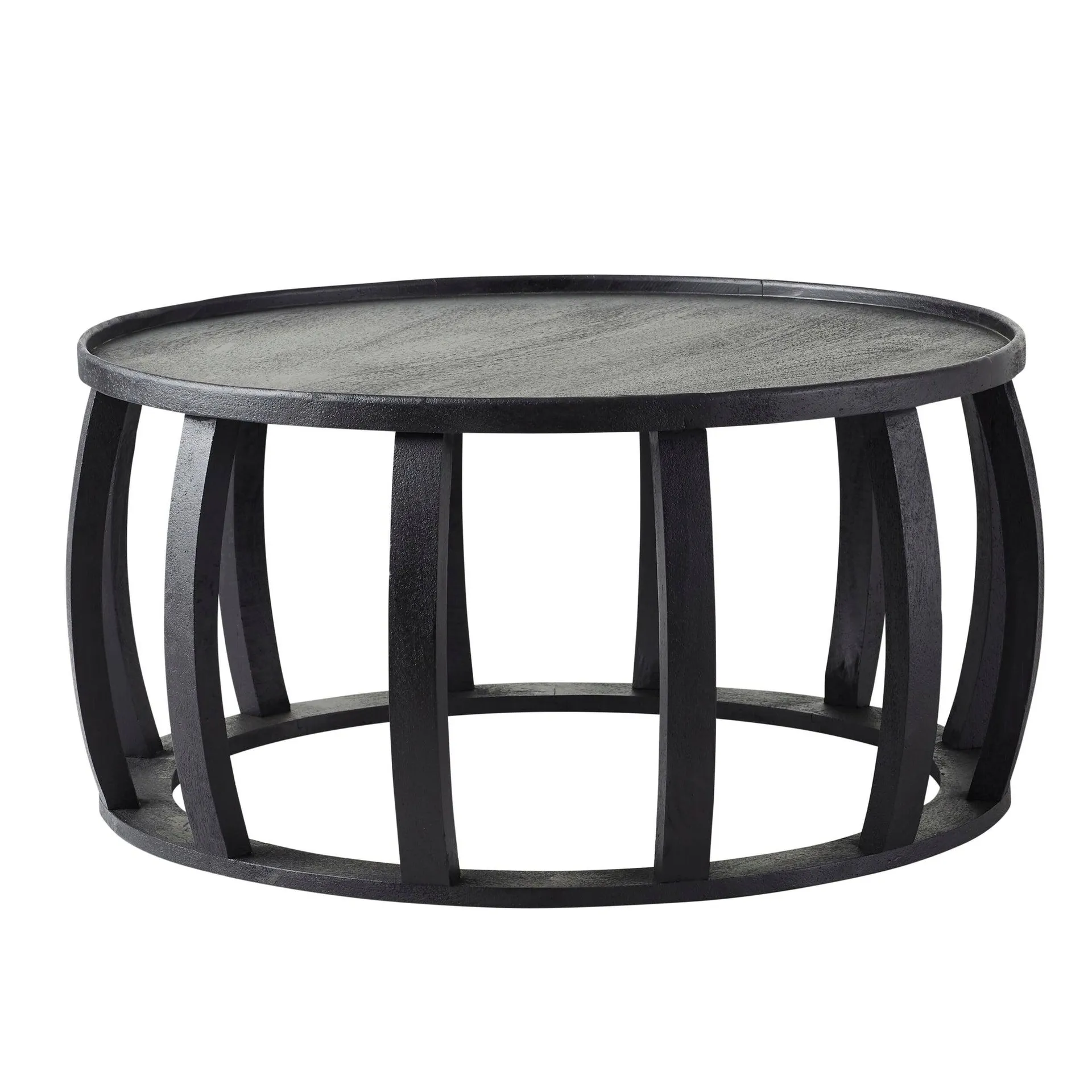 Ink Round Coffee Table Black