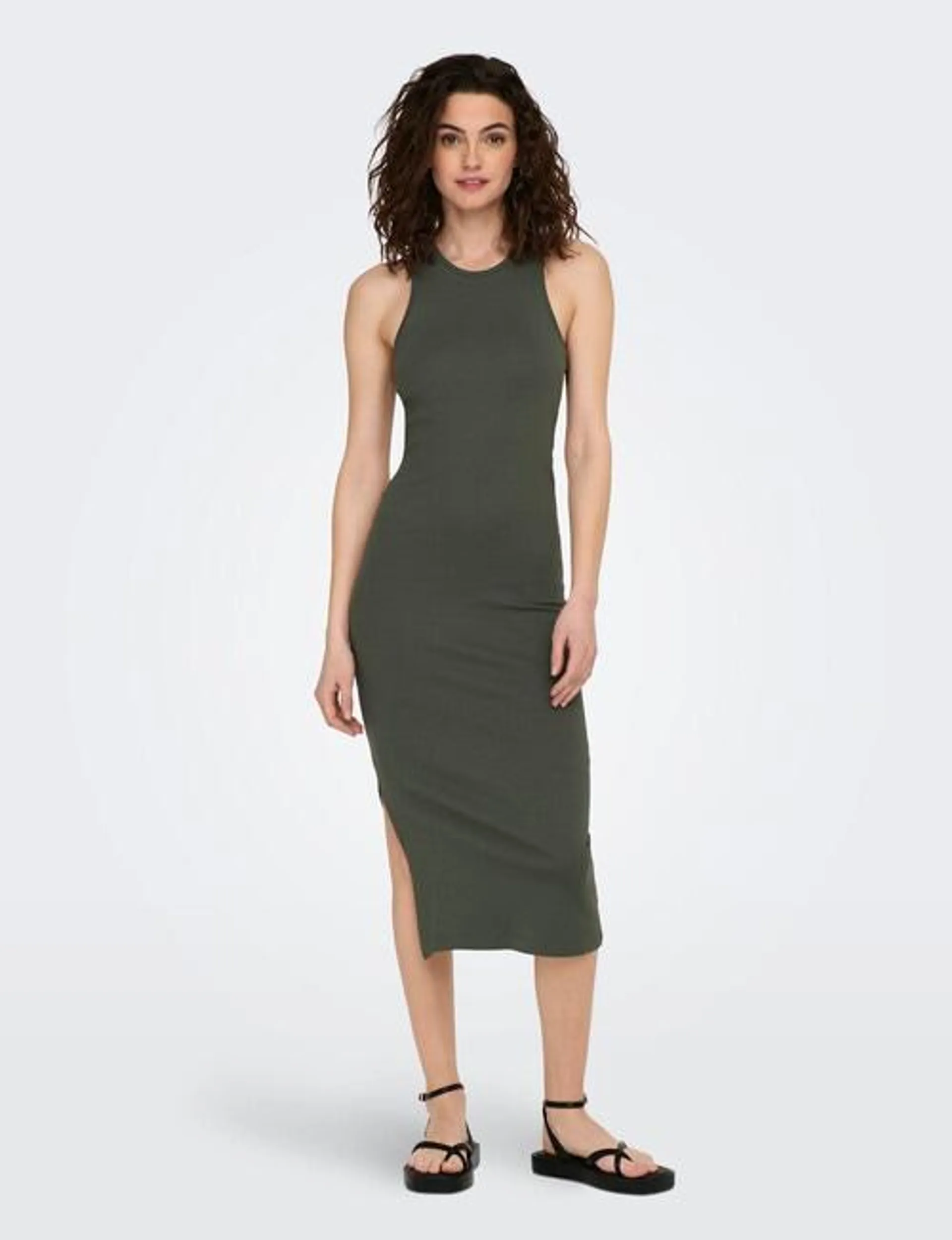 ONLY Belfast Midi Dress, Beluga