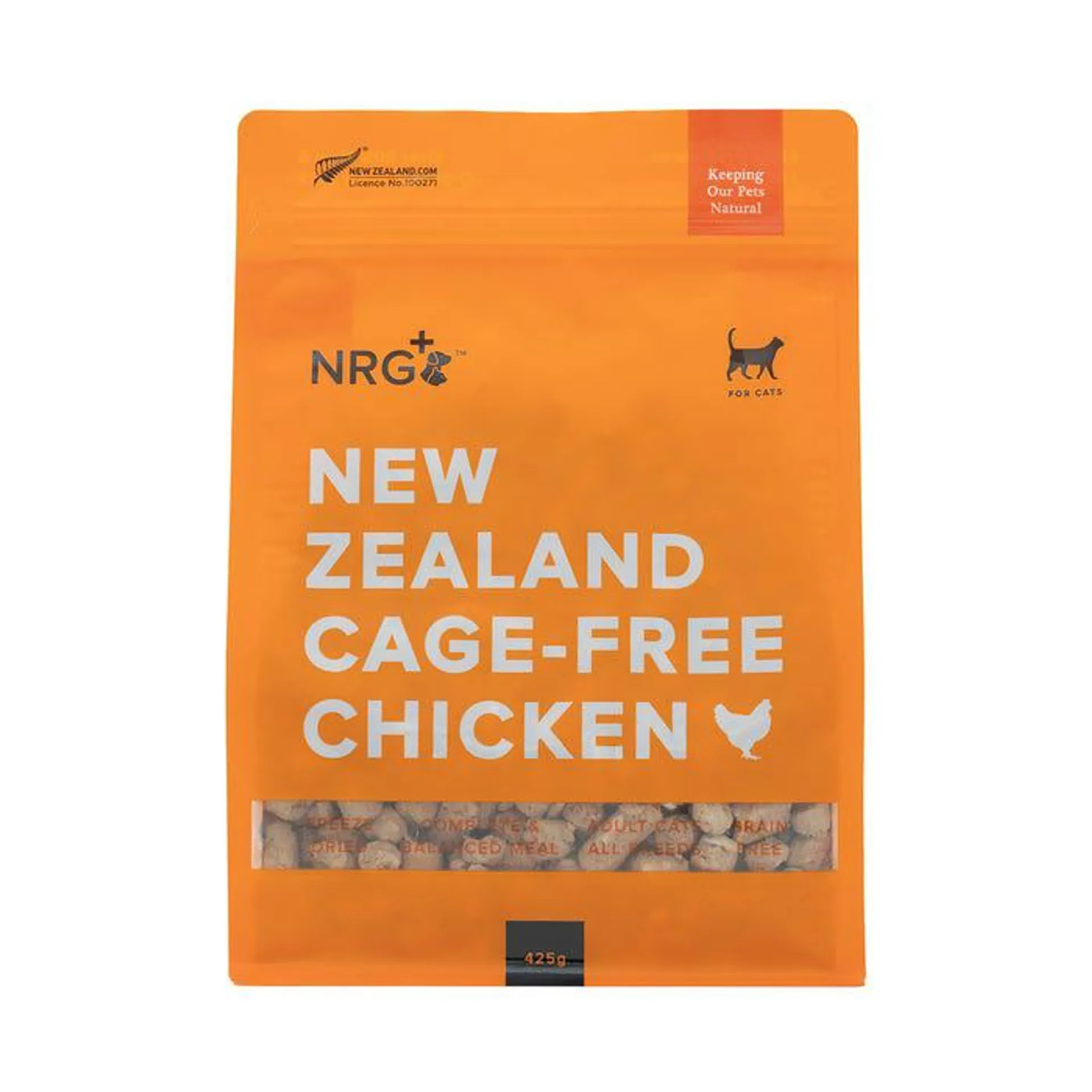 Nrg Plus Freeze Dried Cat Food Chicken 425g