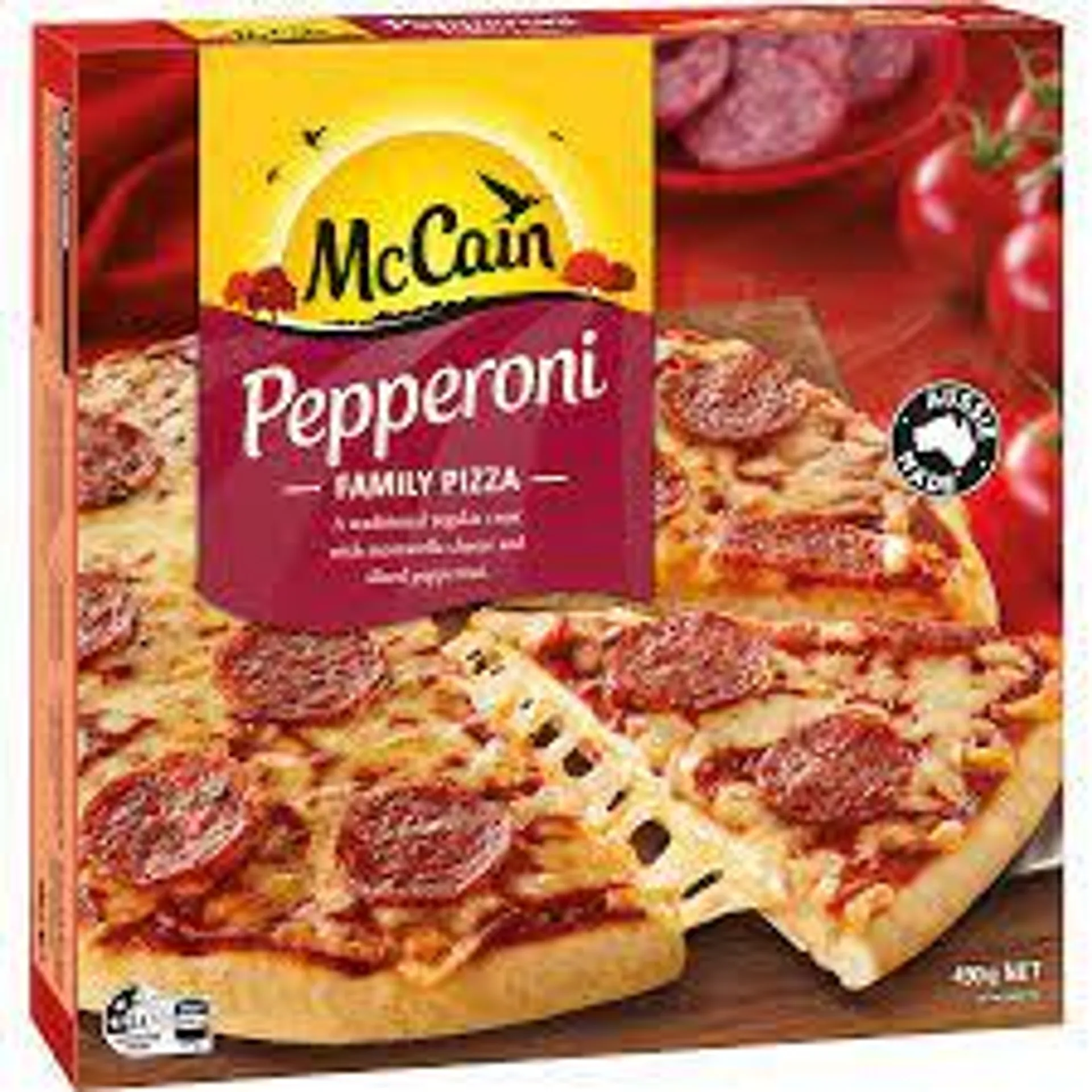 McCAIN PEPPERONI FAMILY PIZZA