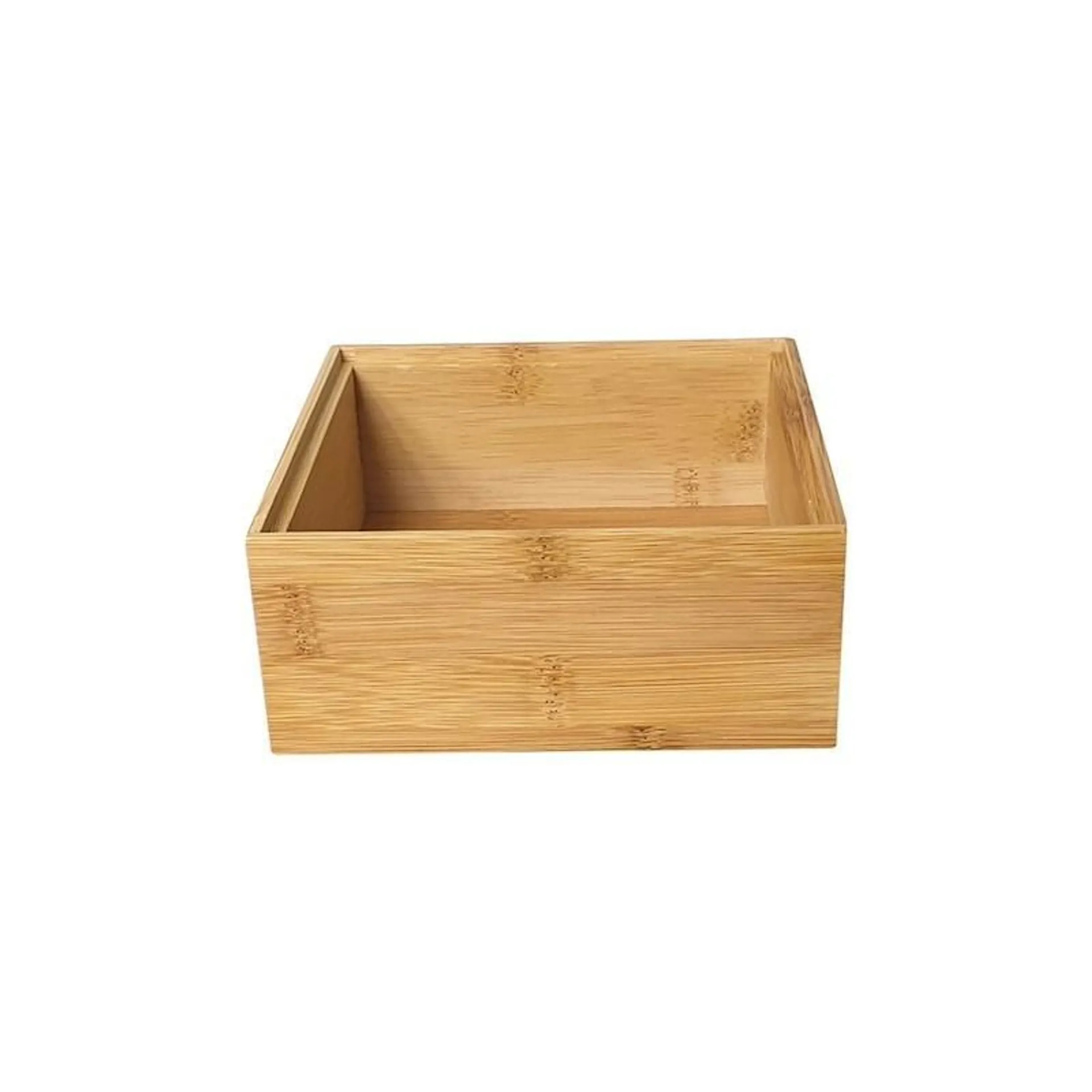 LTW Storage Box Bamboo Square Natural