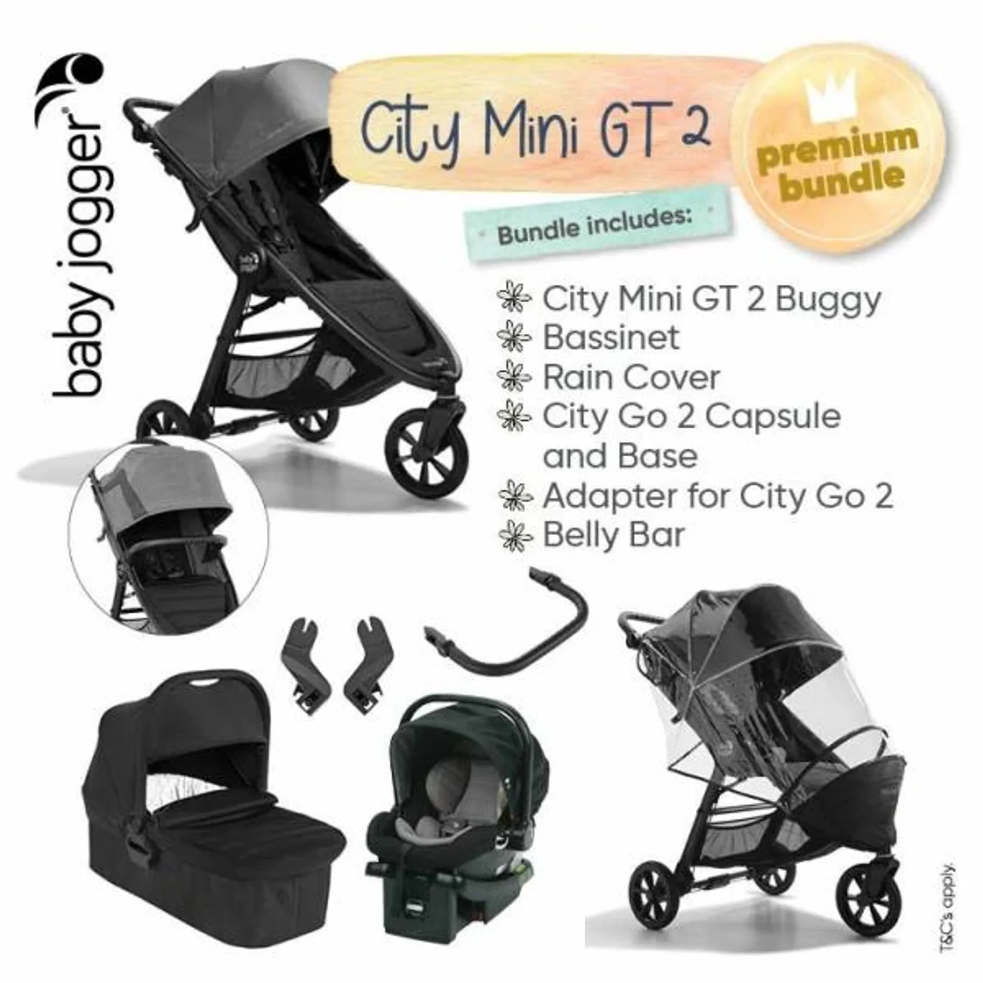 Baby Jogger City Mini GT 2 Premium Bundle