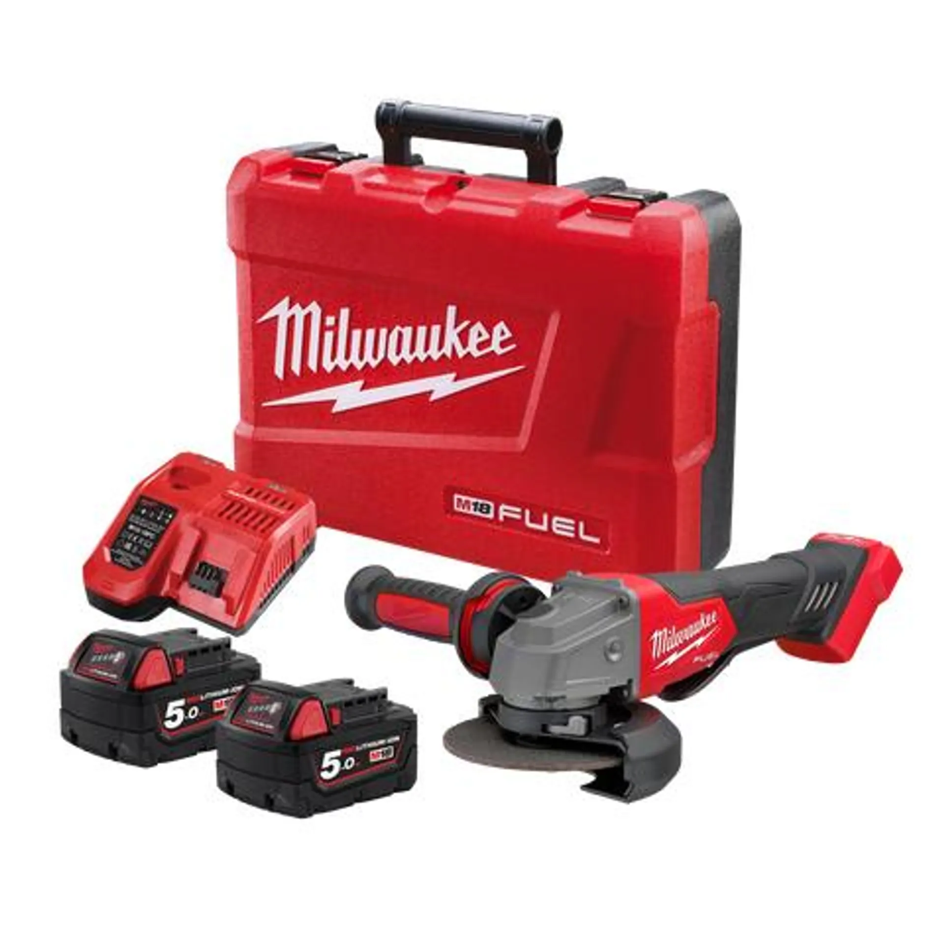 Milwaukee M18 FUEL Cordless Angle Grinder 125mm 18V 5Ah