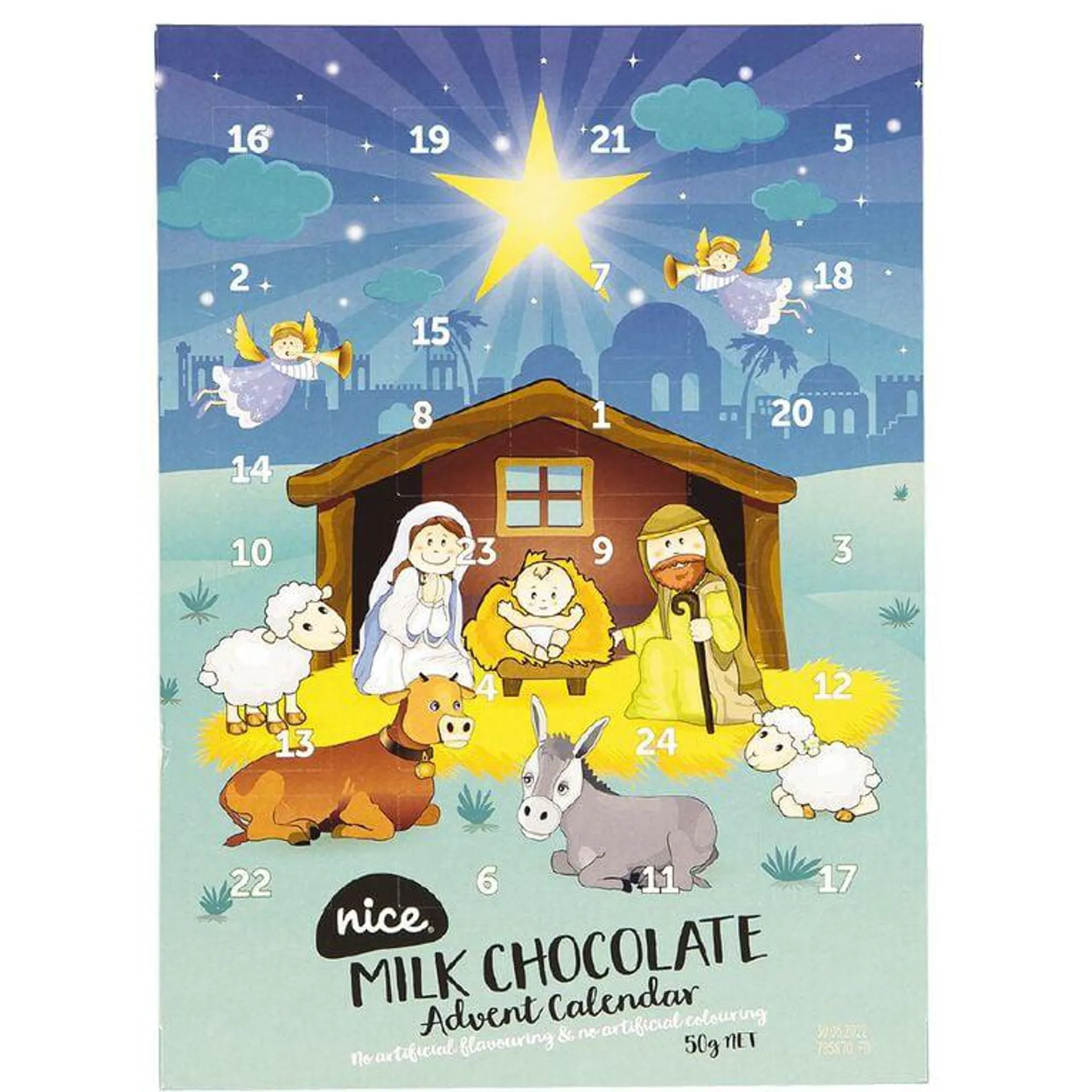 Nice Nativity Advent Calendar 50g (NAFNAC)