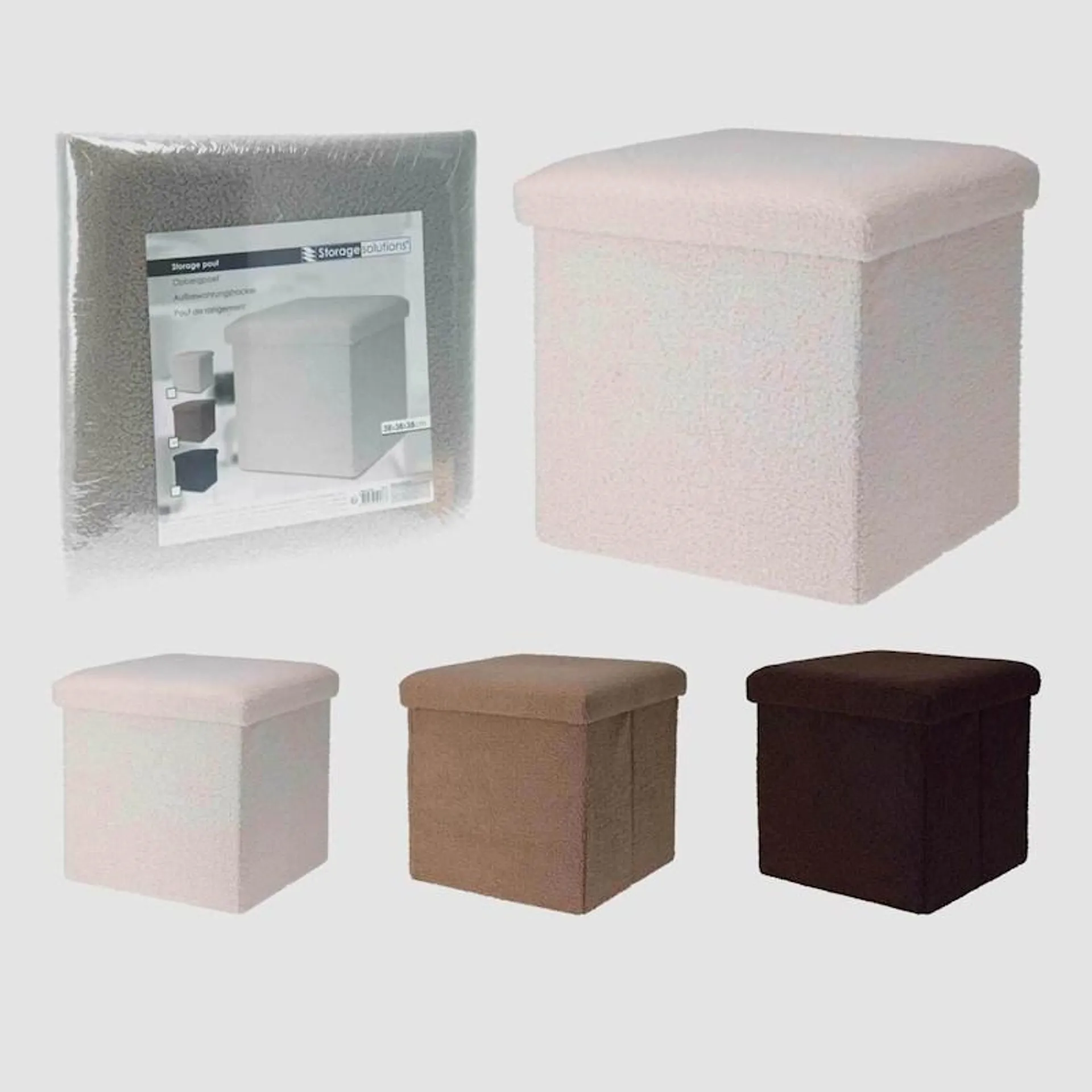 Storage Solutions Storage Ottoman Assorted