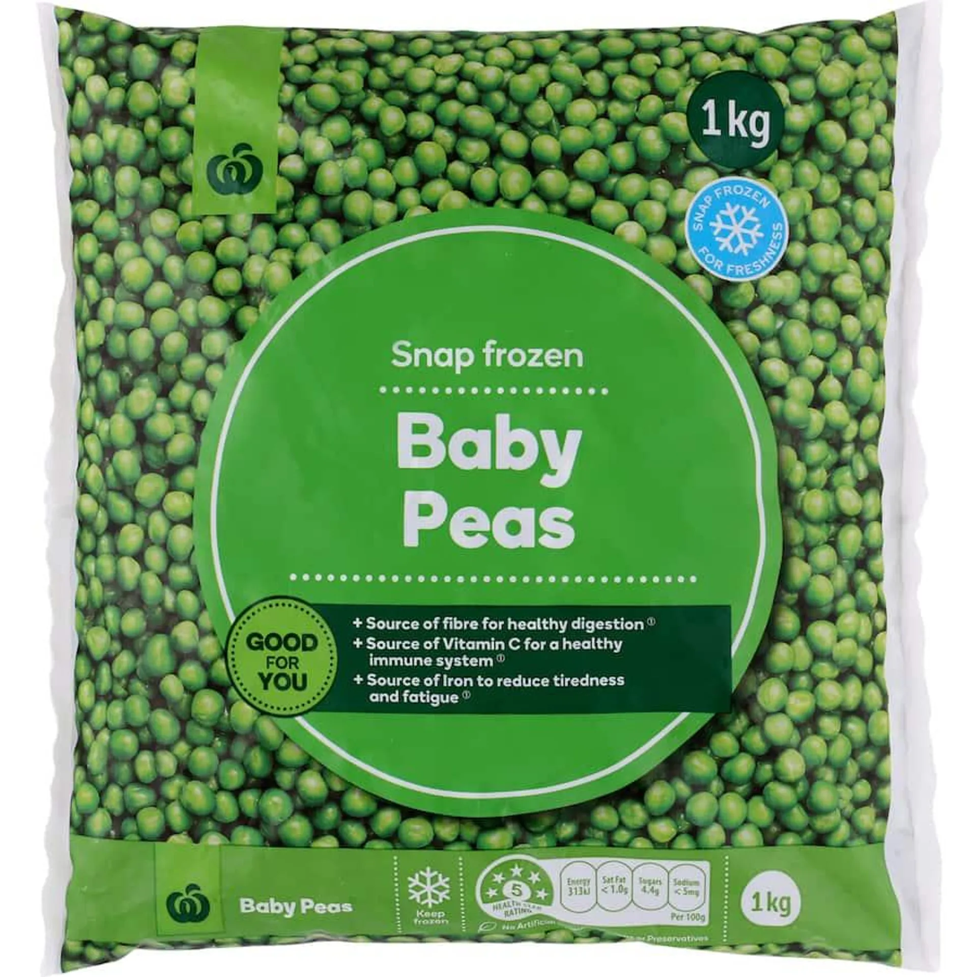 Woolworths Frozen Baby Peas