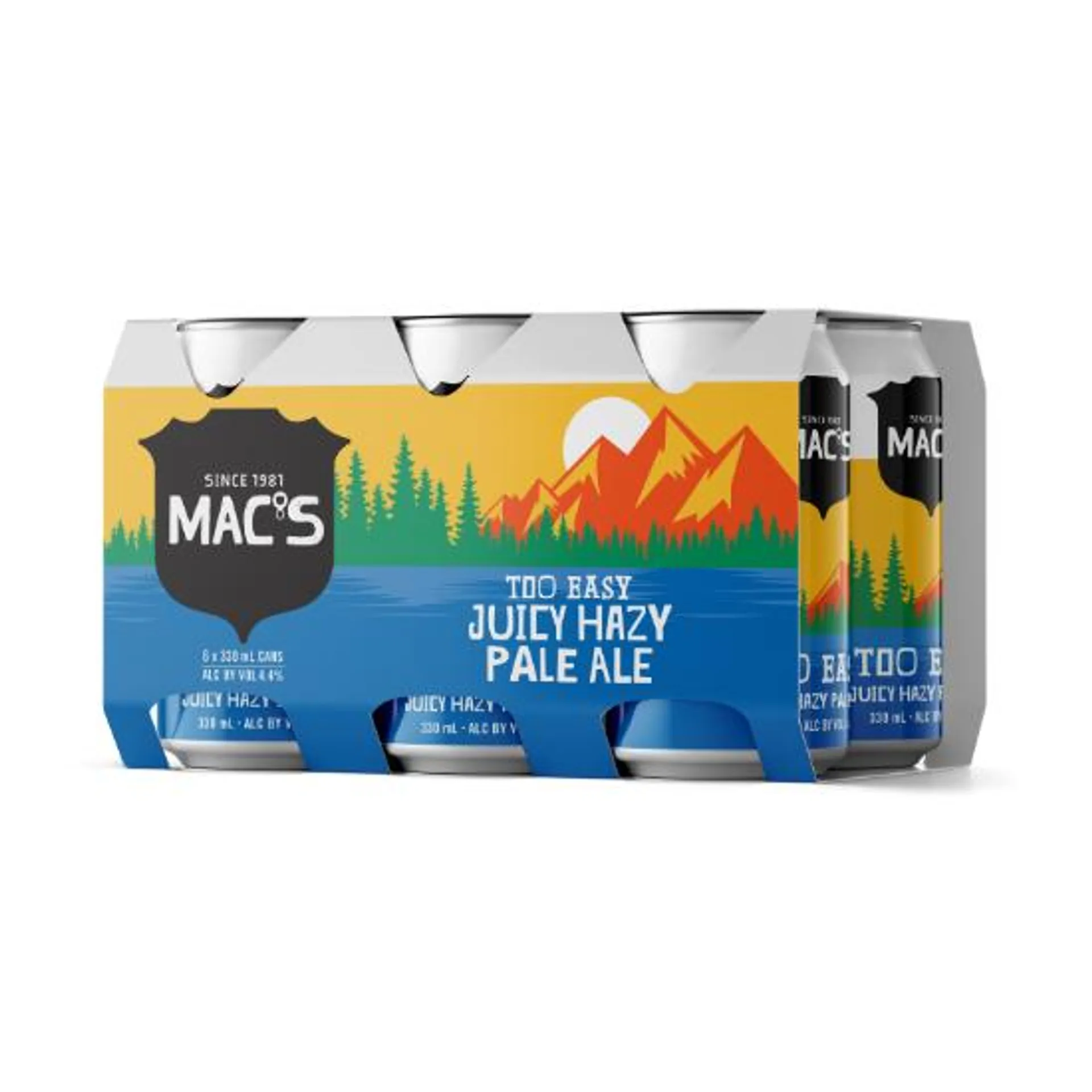 Mac's Too Easy Juicy Hazy Pale Ale Cans 6x330ml