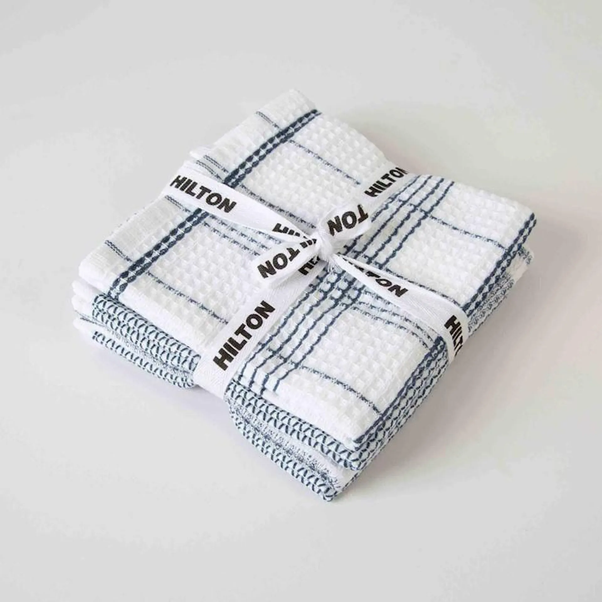 Hilton Waffle Dish Cloth PK4 Washed Linen