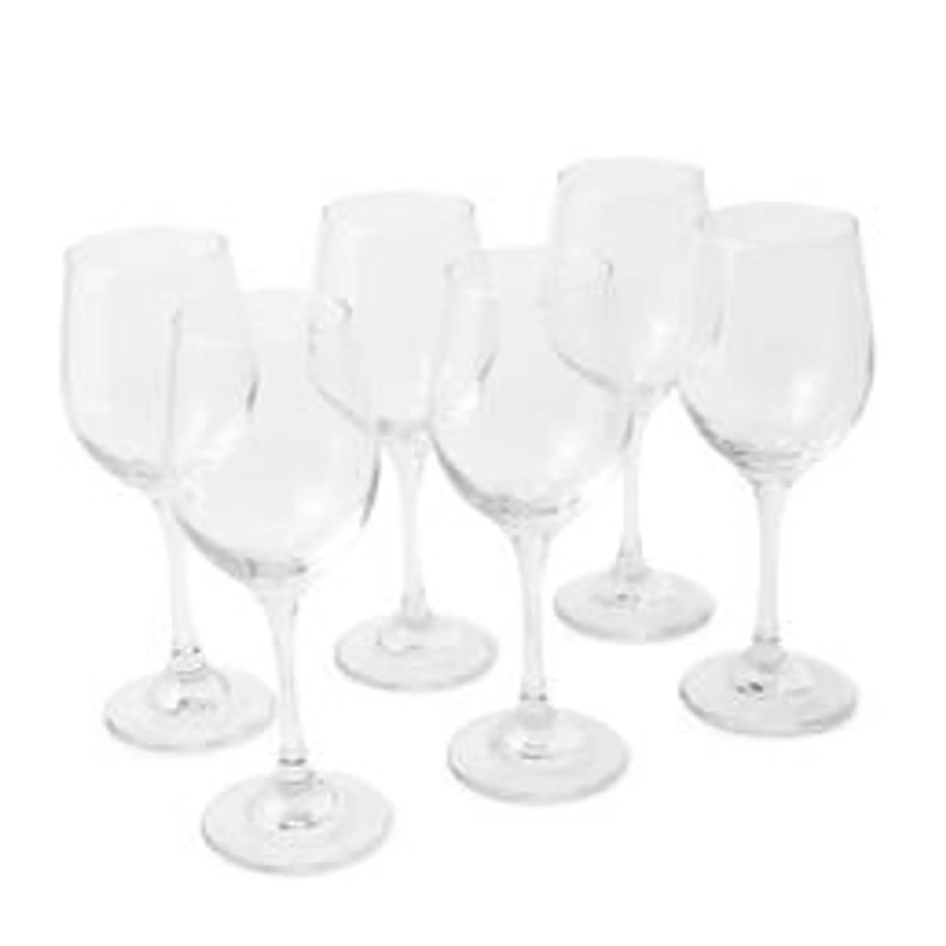 Stevens White Wine Glasses, Set of 6, 350ml