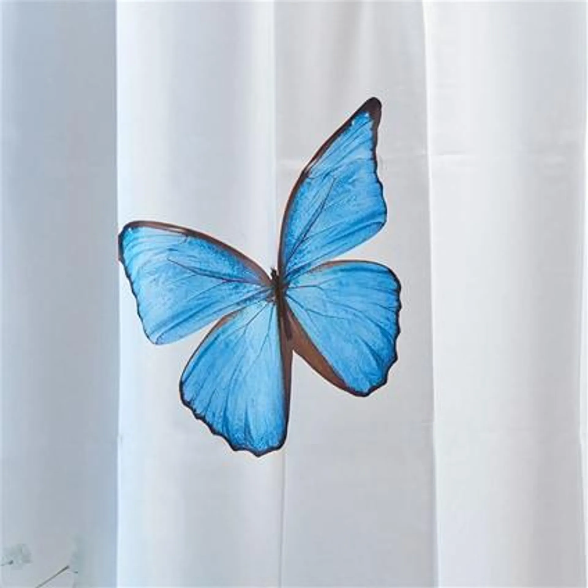Butterfly Shower Curtain and Mat