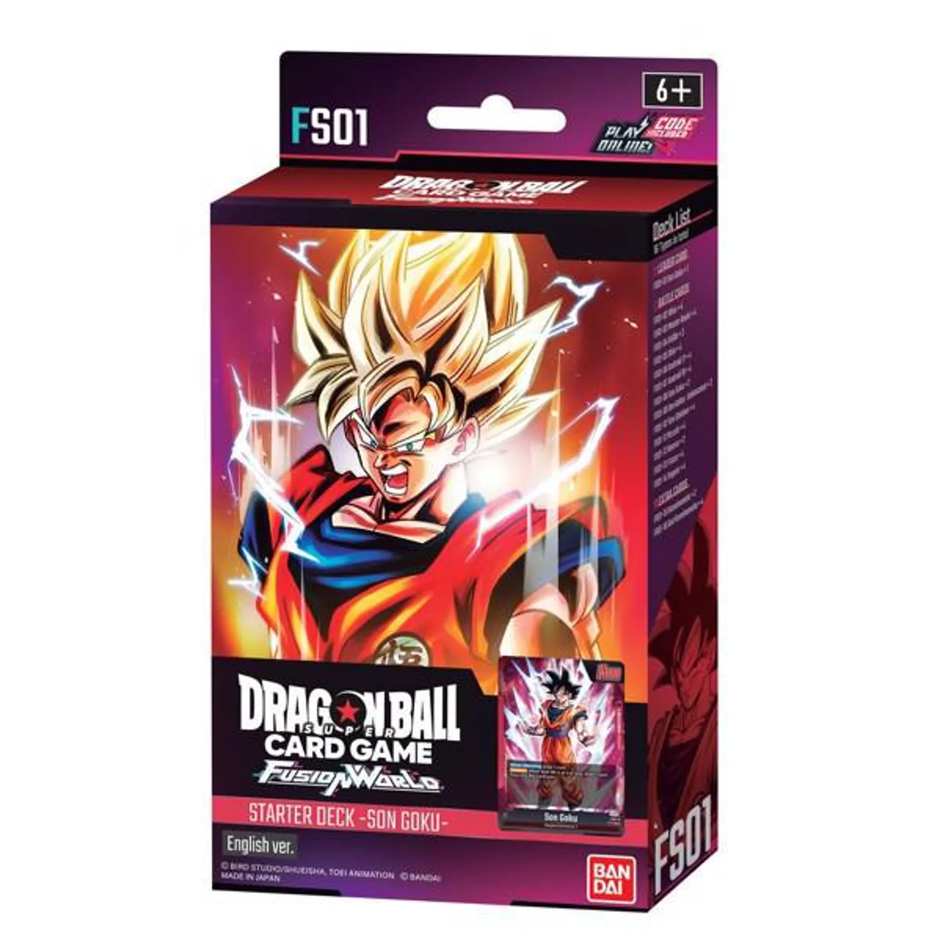 Dragon Ball Super - TCG - Fusion World Goku Starter Deck