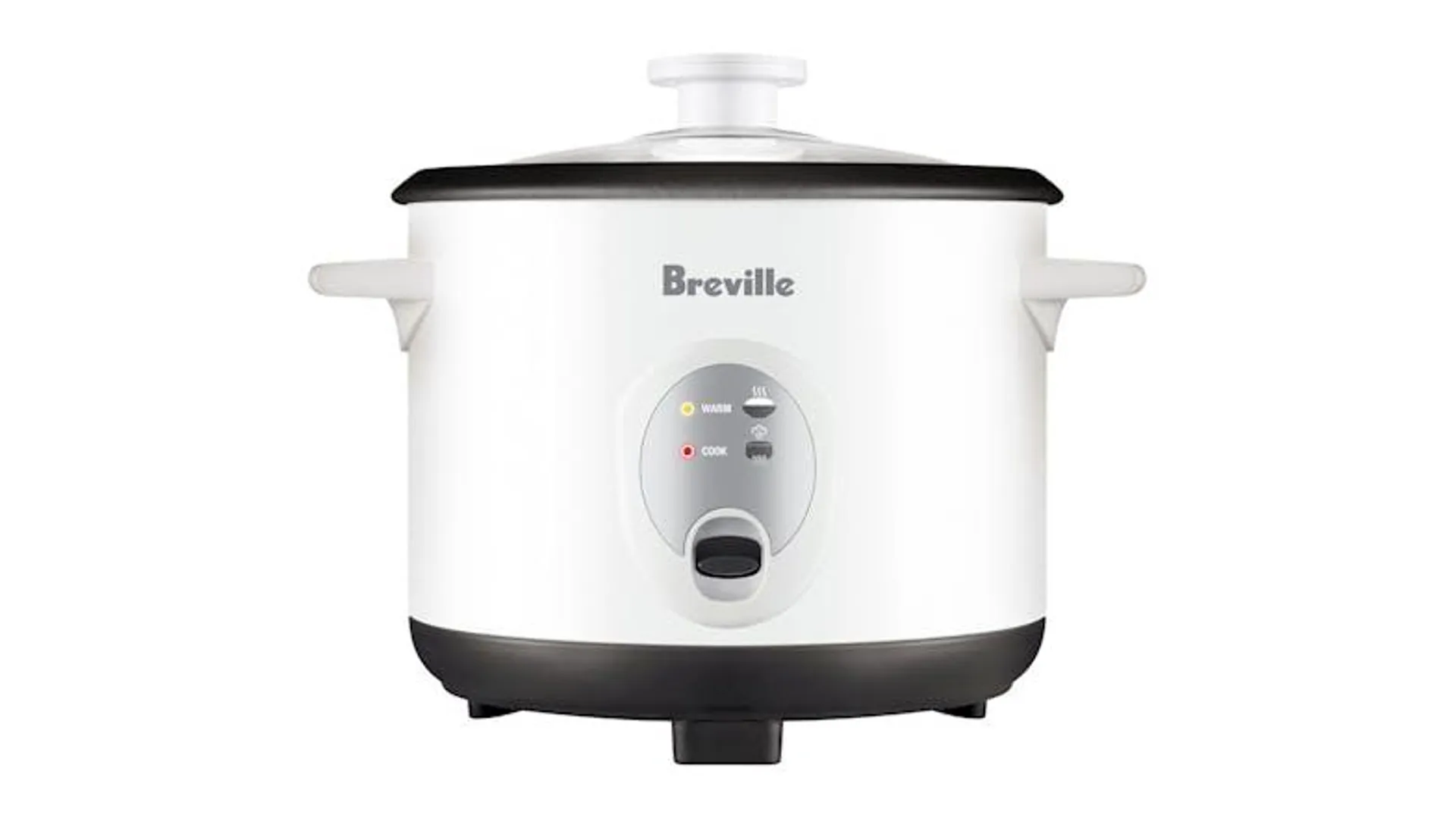 Breville Set & Serve 8 Cup Rice Cooker - White