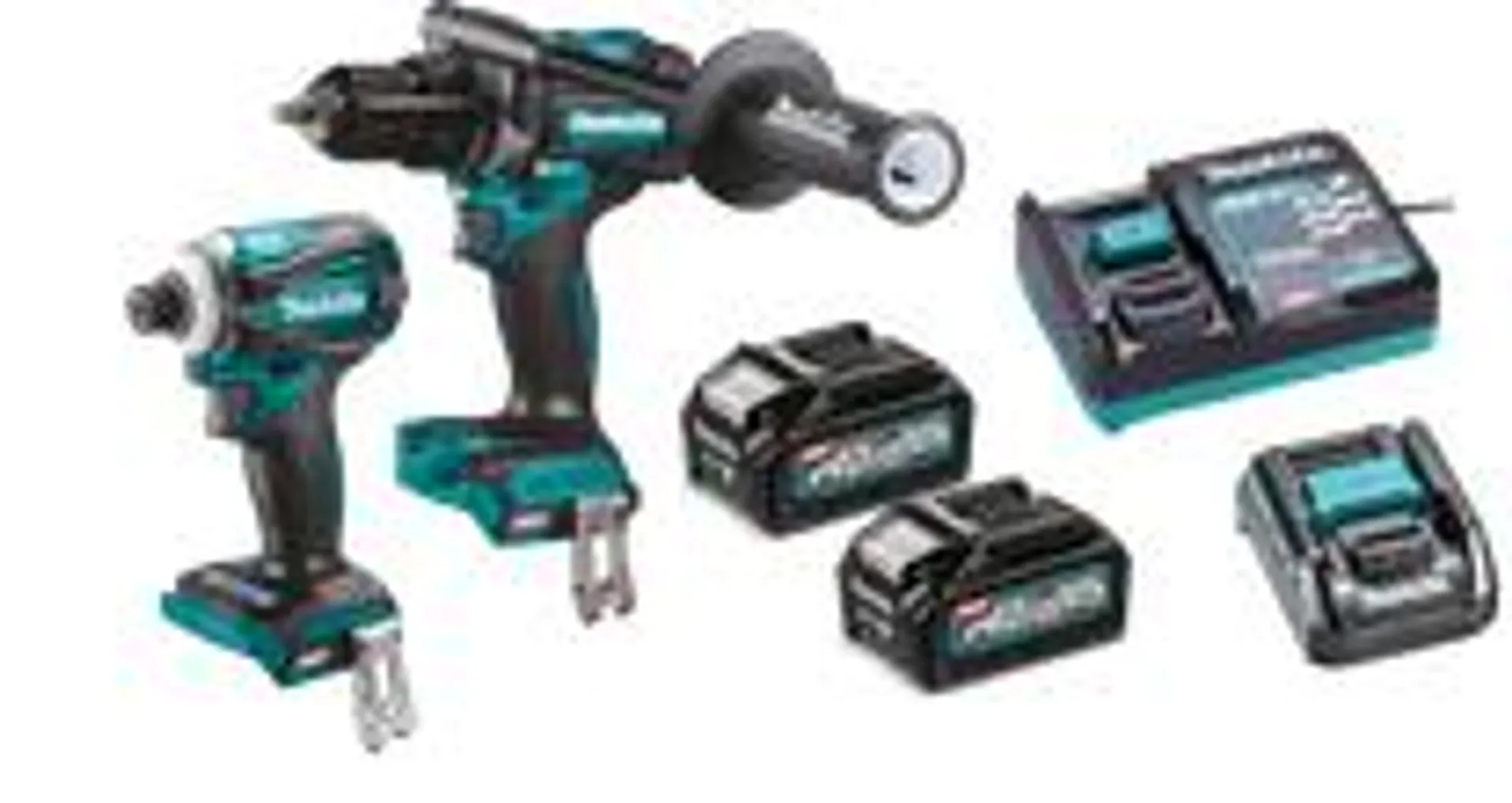 Makita XGT Cordless Hammer Drill & Impact Driver 40v 4Ah