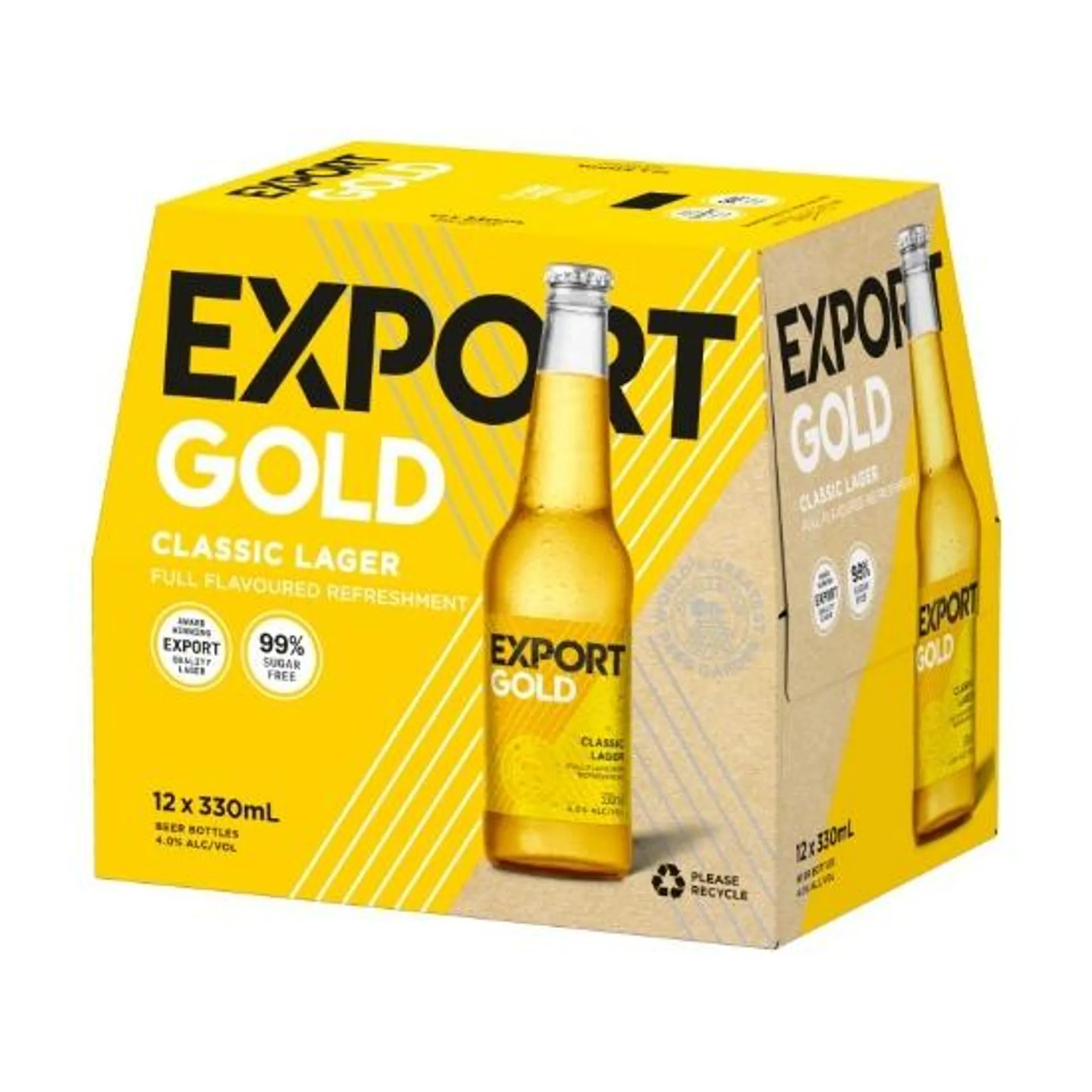 Export Gold Bottles 12x330ml