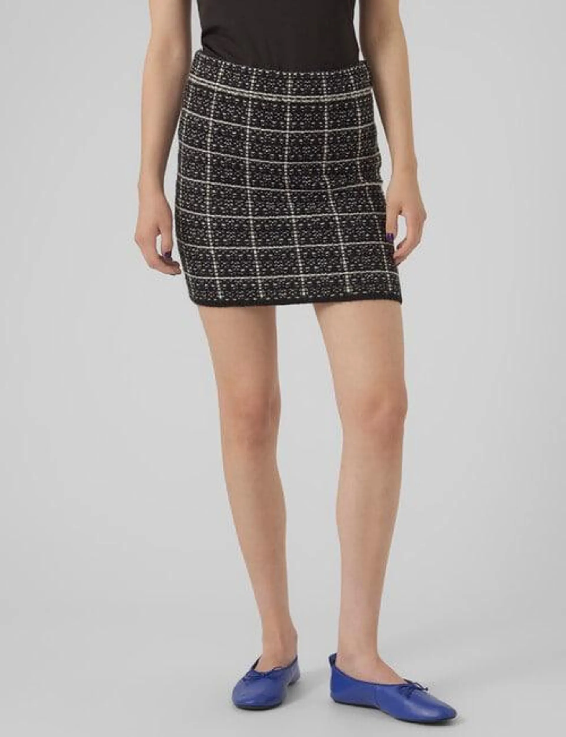 Vero Moda Kia Mini Skirt, Black