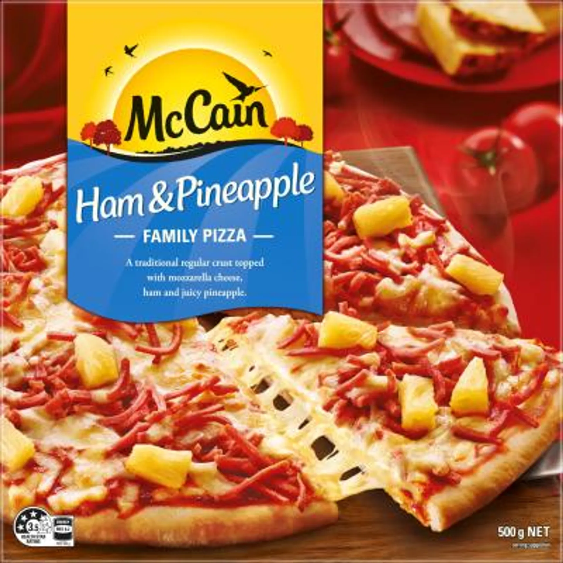 McCain Ham & Pineapple Family Pizza