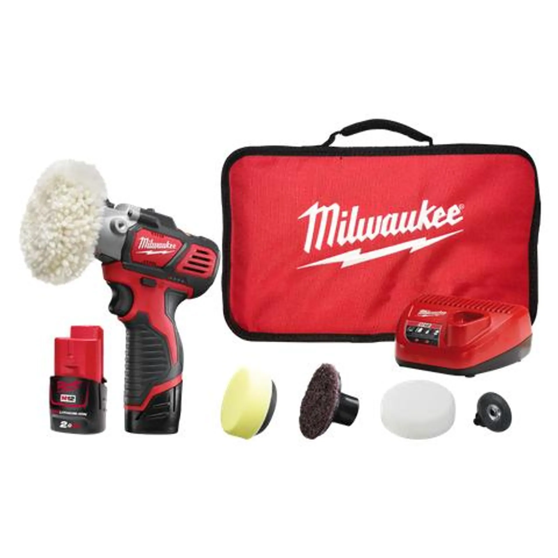 Milwaukee M12 Cordless Spot Polisher/Detail Sander 12V 2Ah