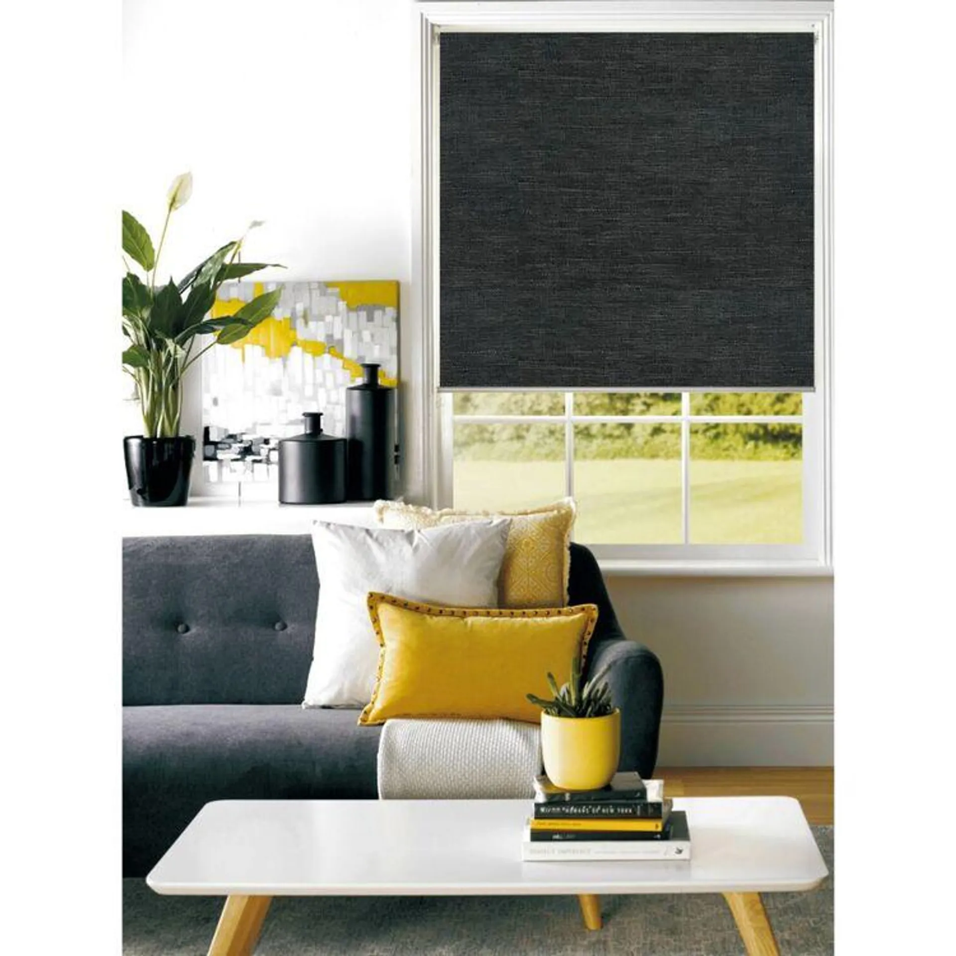 Emerald Hill Surrey Blockout Roller Blind Pepper