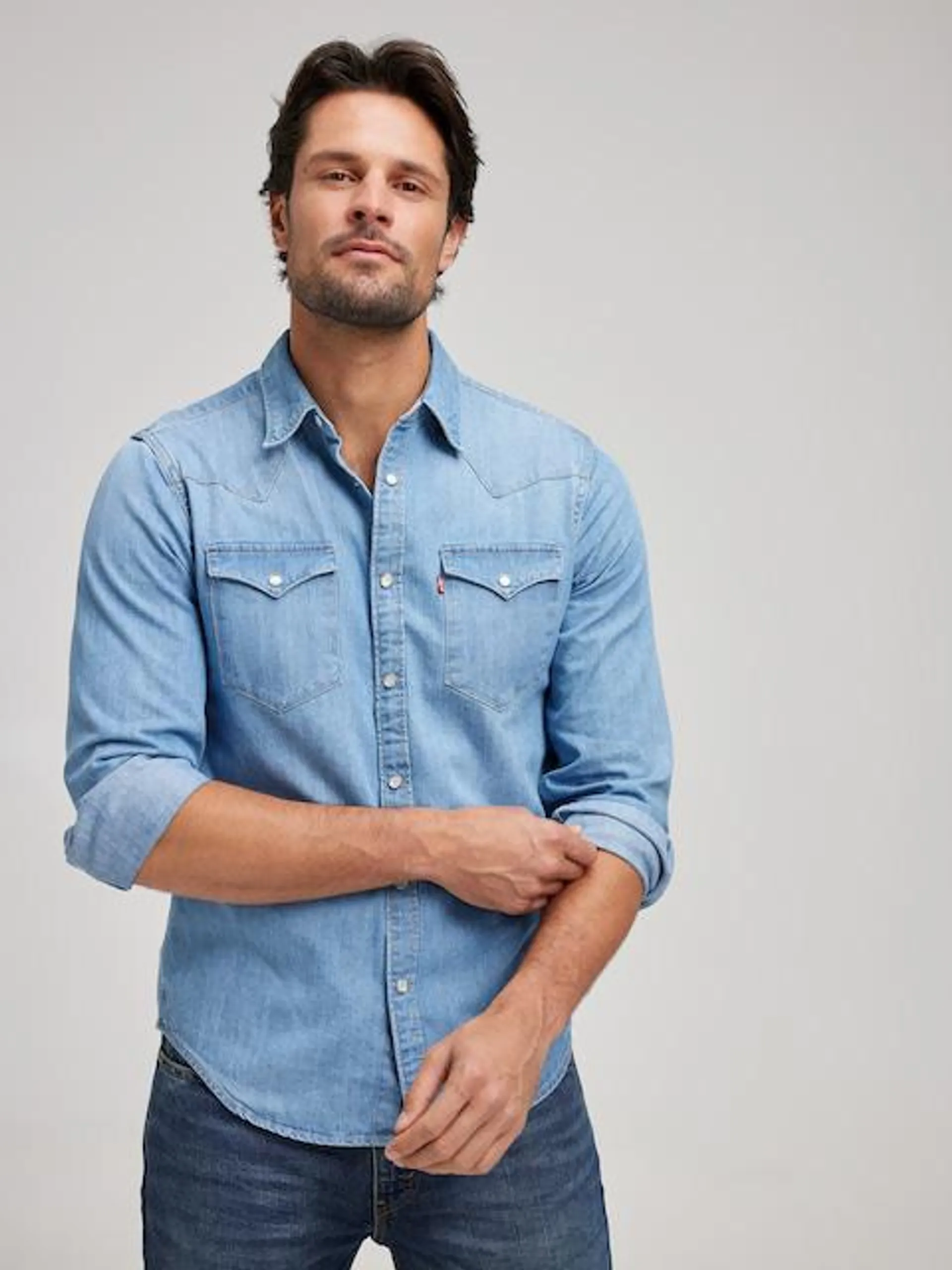 Levi's Barstow Western Shirt In Esta Noche