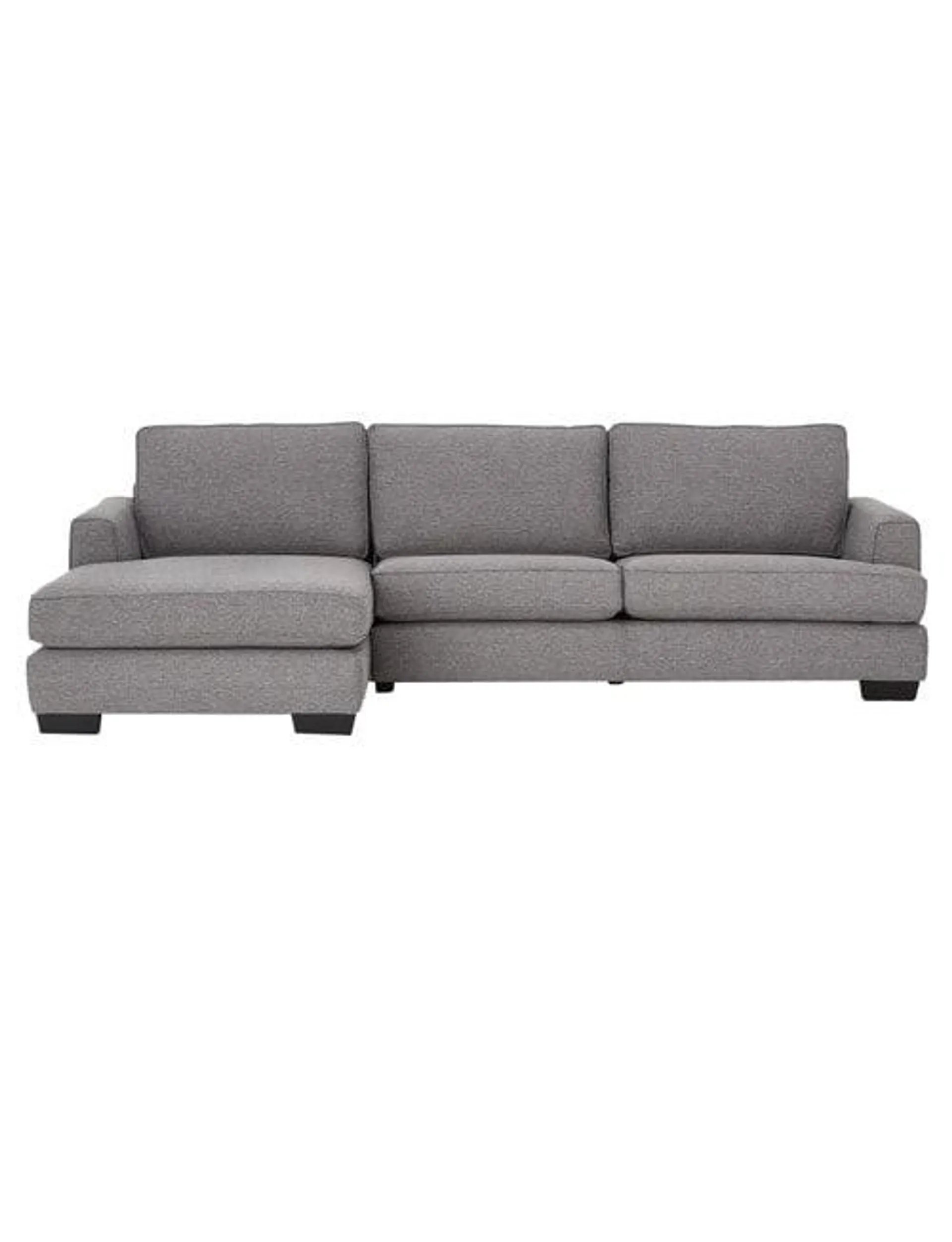 LUCA Max 2.5 Seater Sofa with Left-Hand Chaise, Slate