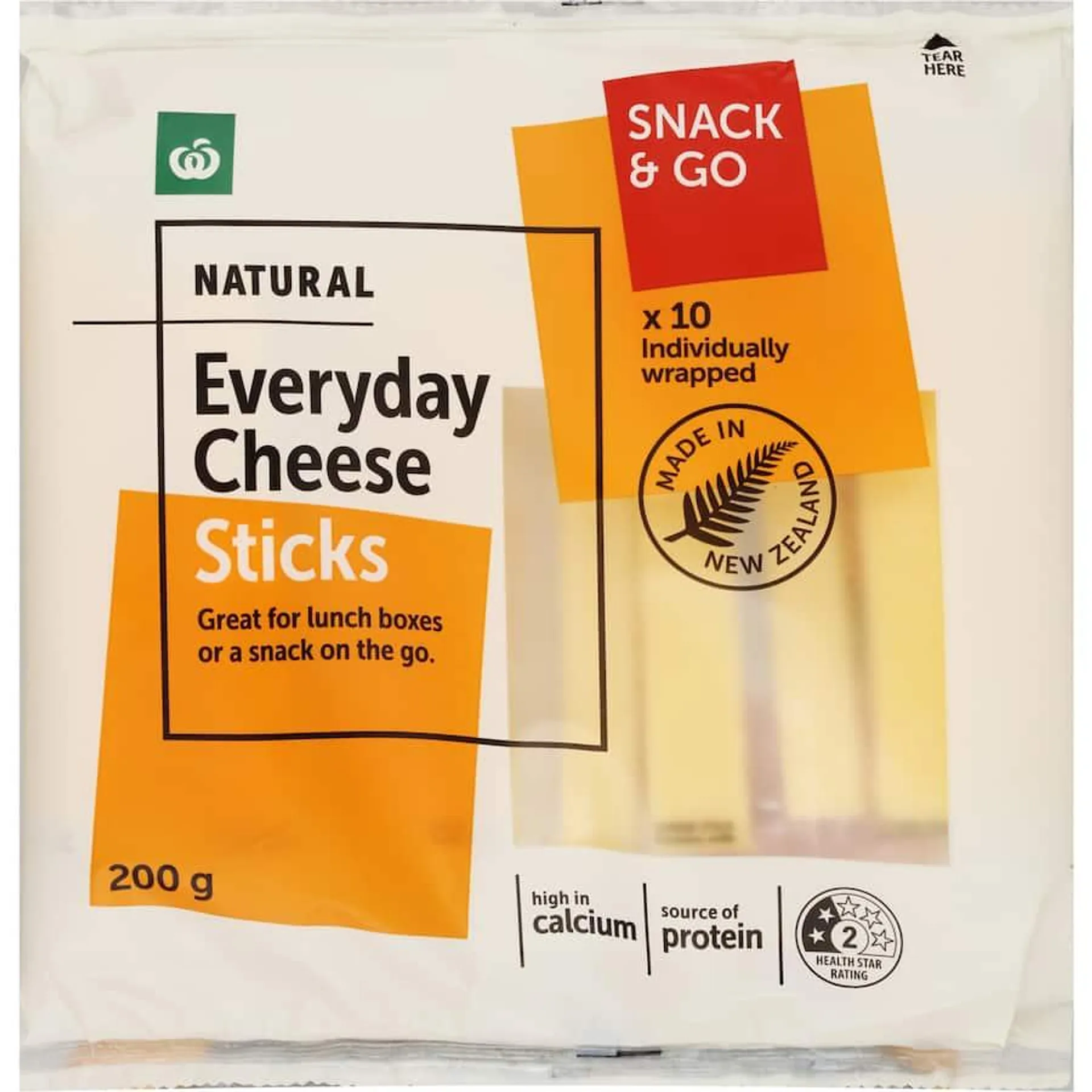 Woolworths Cheese Snack Everyday Sticks