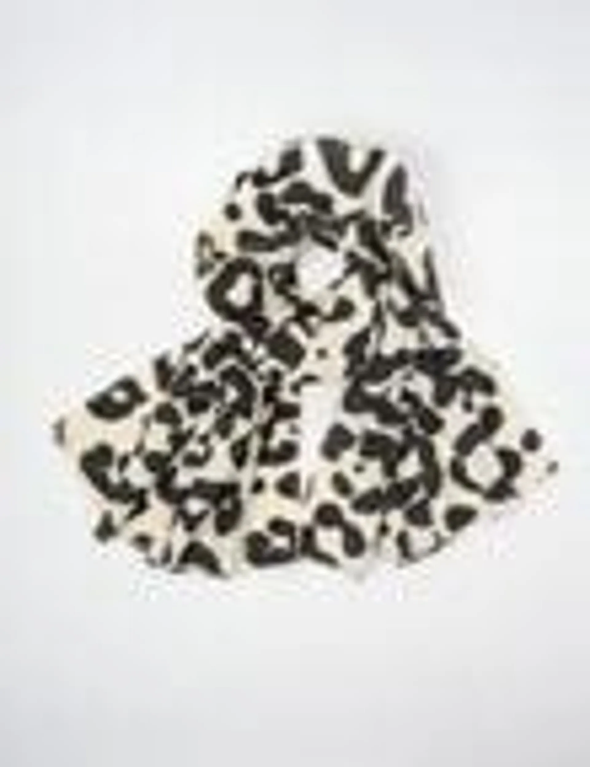 Boston + Bailey Animal Print Scarf, Natural & Black