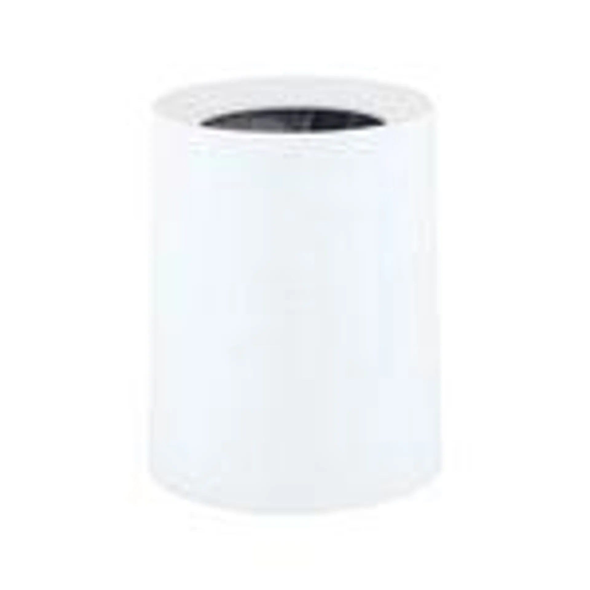Barelli 6L Matte White Round Plastic Bathroom Bins