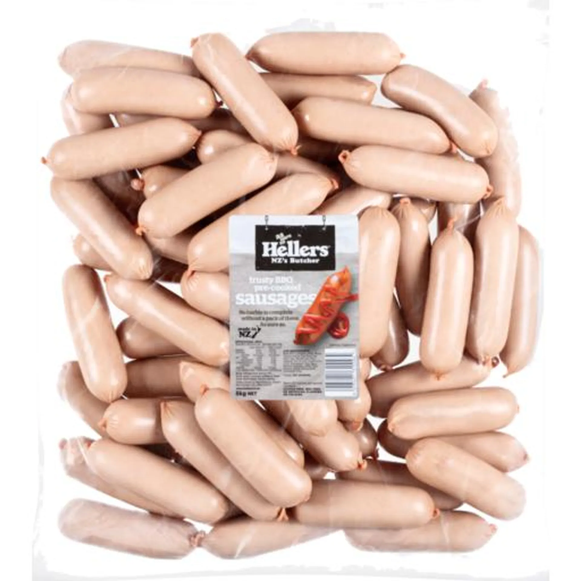Hellers precooked sausages 5kg Two Day order time