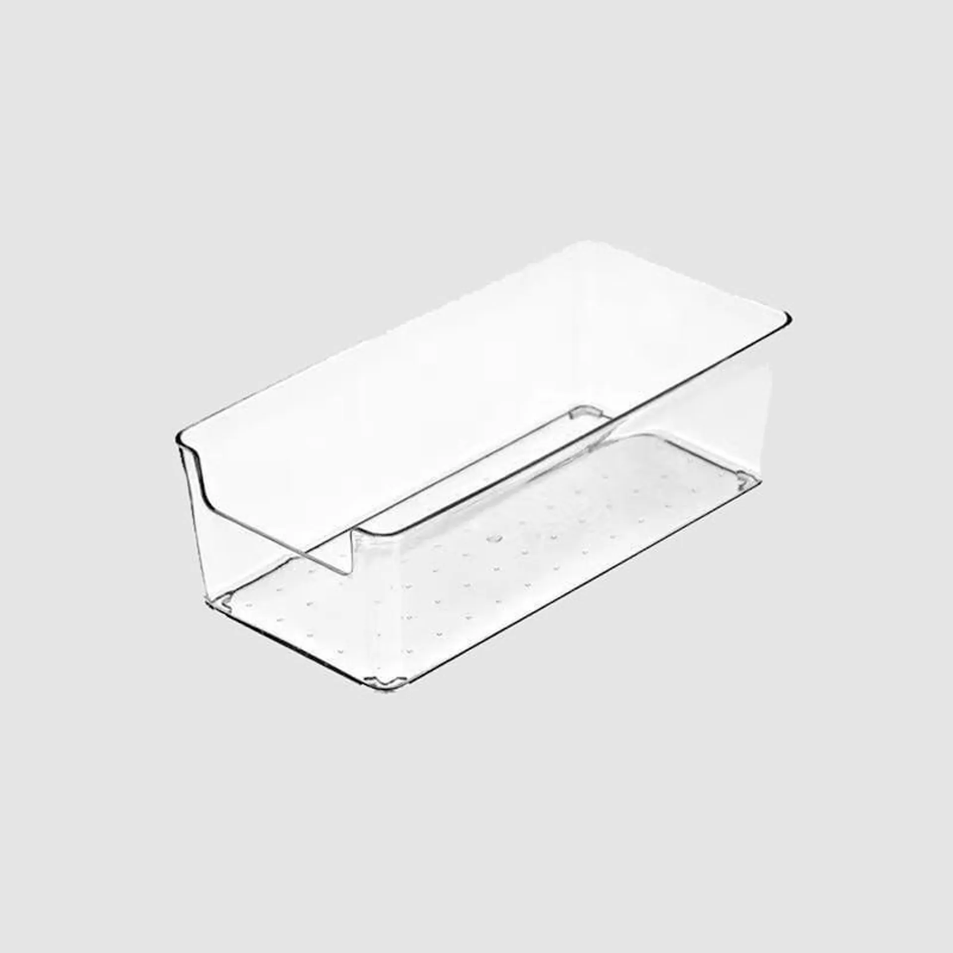 U Shaped Rectangle Storage Tray Clear M