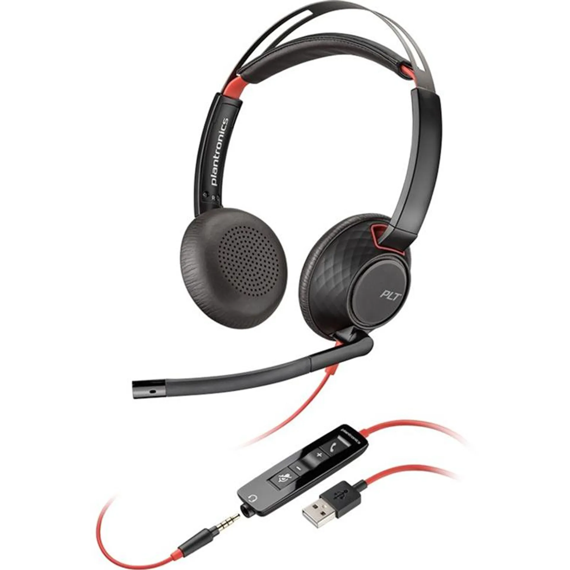 Poly Blackwire 5220 On-Ear Binaural Headset