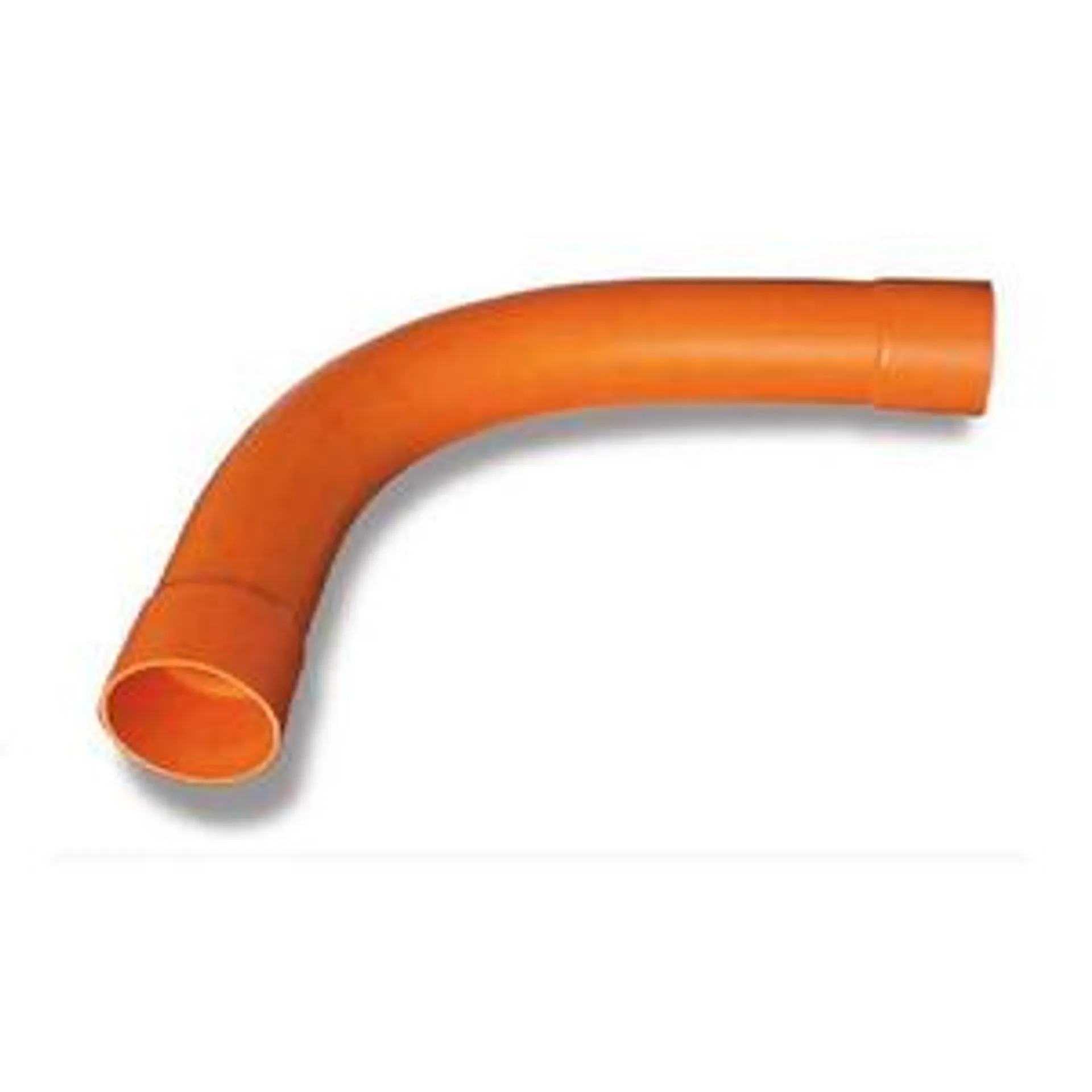 Bend Calibre 100mm 90Deg Orange PVC Medium Duty