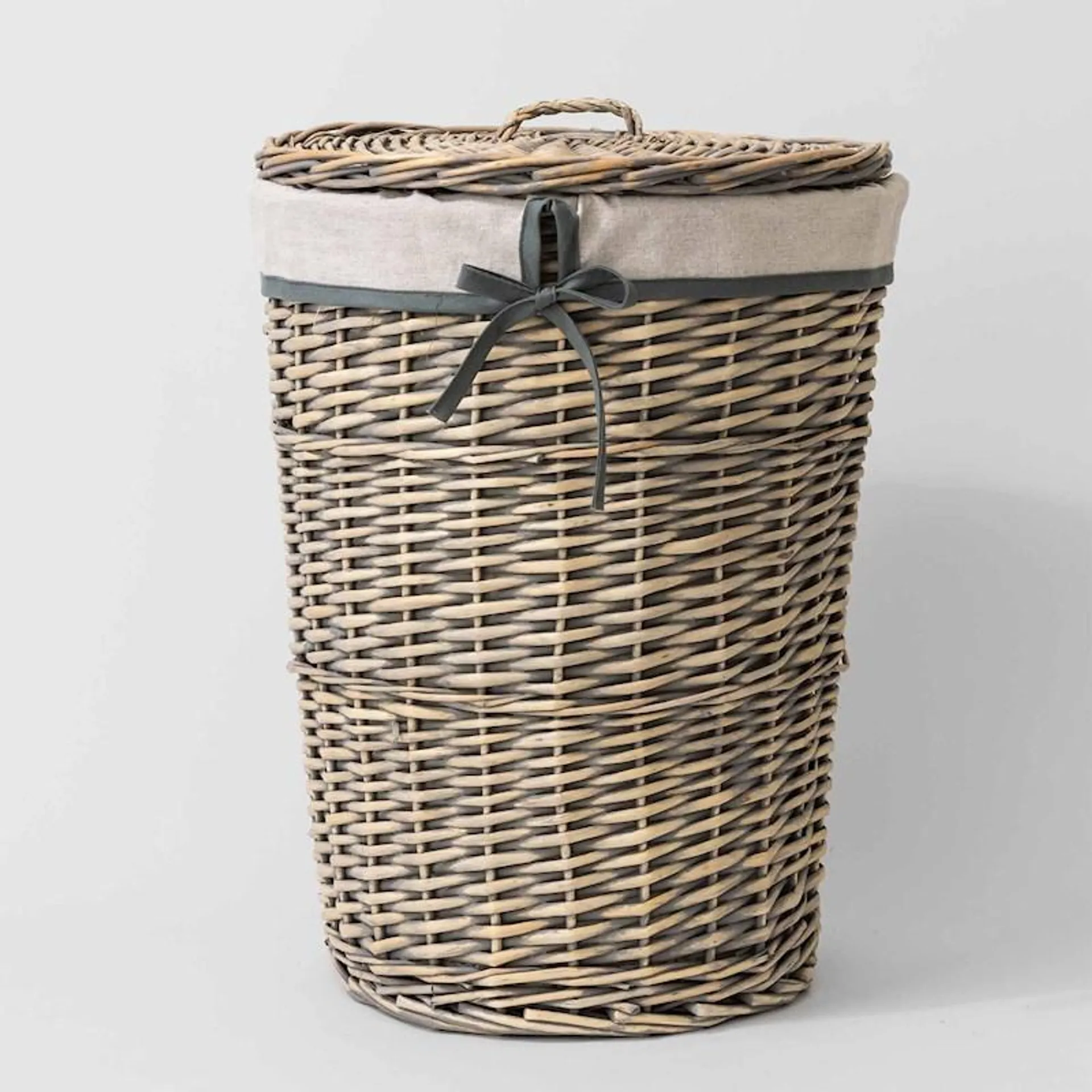 Sophia Round Laundry Hamper