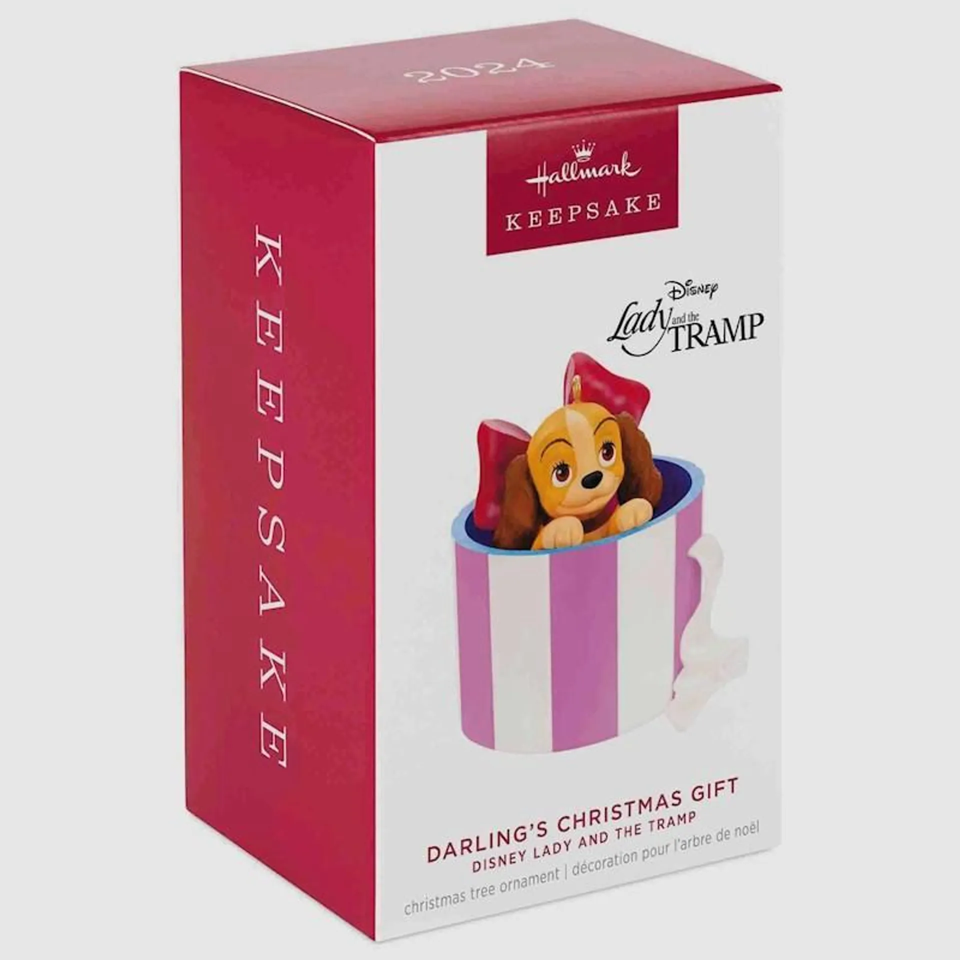 Hallmark Christmas Keepsakes 2024 Disney Lady and the Tramp