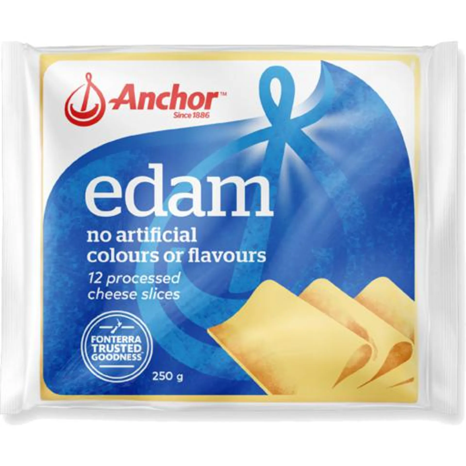 Anchor Cheese Slice Edam 250g