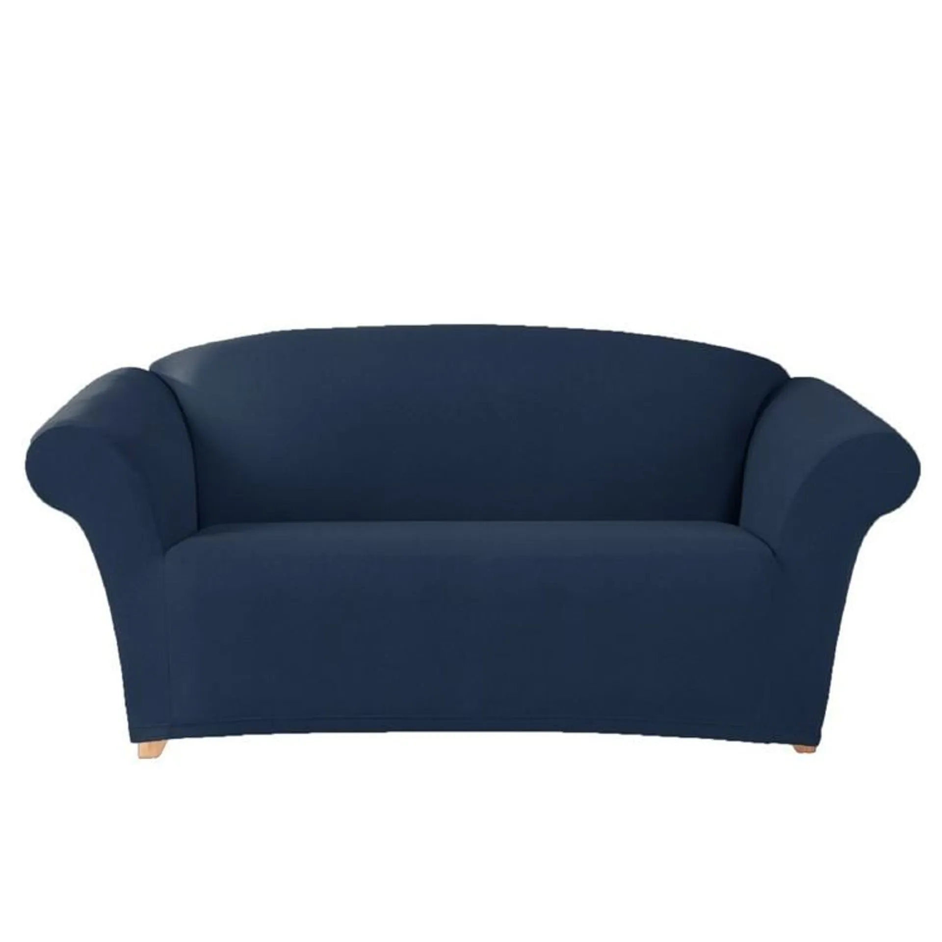 Ardor Ashton 2 Seater Couch Cover Navy 2 Seater