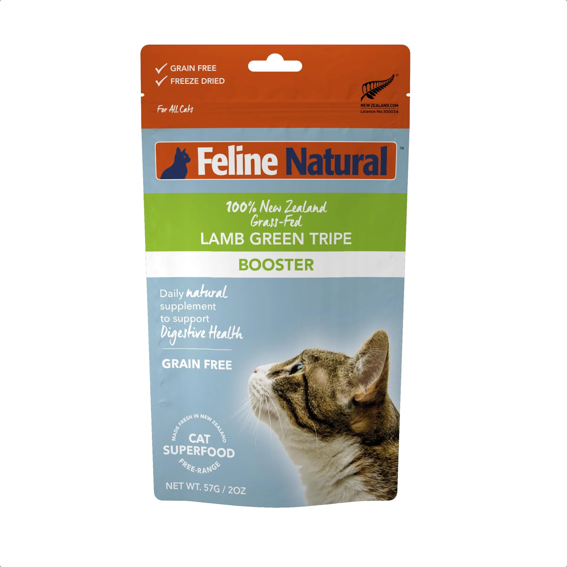Feline Natural Lamb Green Tripe Booster Dry Cat Food