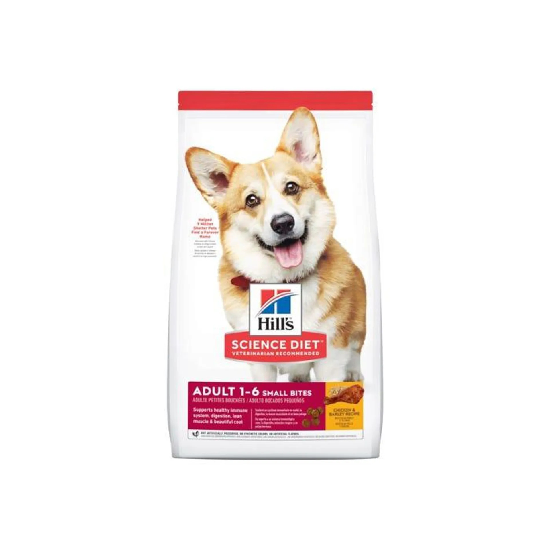 Hill's Science Diet Adult Small Bites Dog Food 2kg