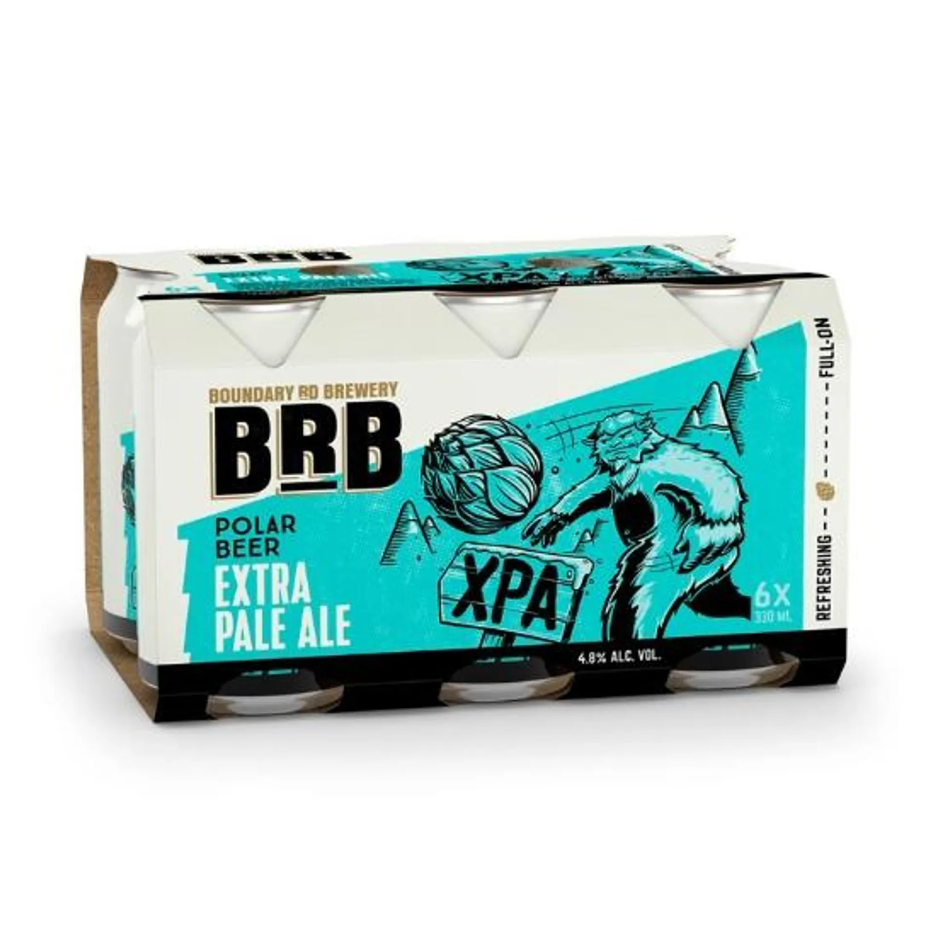 Boundary Rd Brewery Polar Beer Extra Pale Ale Cans 6x330ml