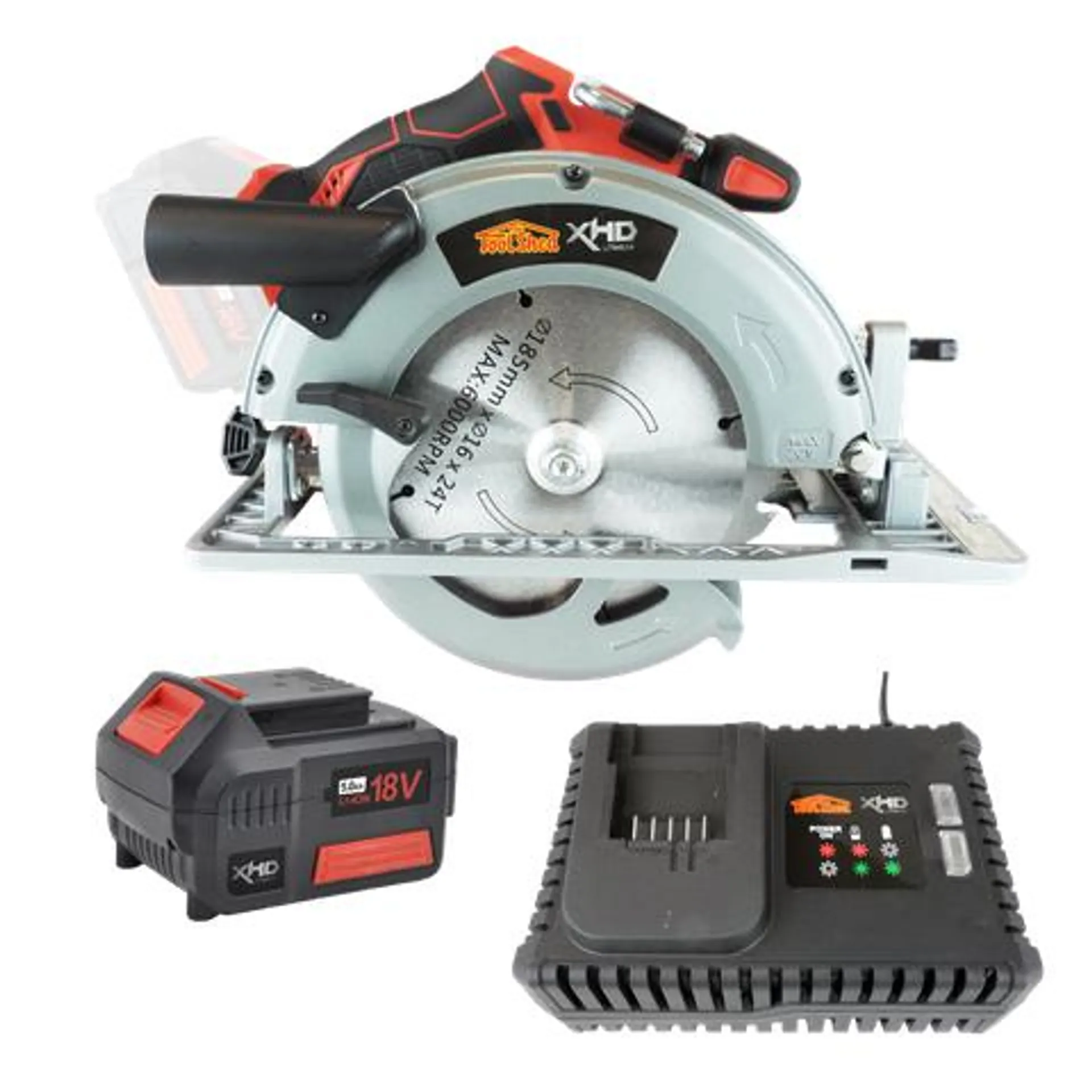 ToolShed XHD Cordless Circular Saw Brushless 184mm 18V 5Ah