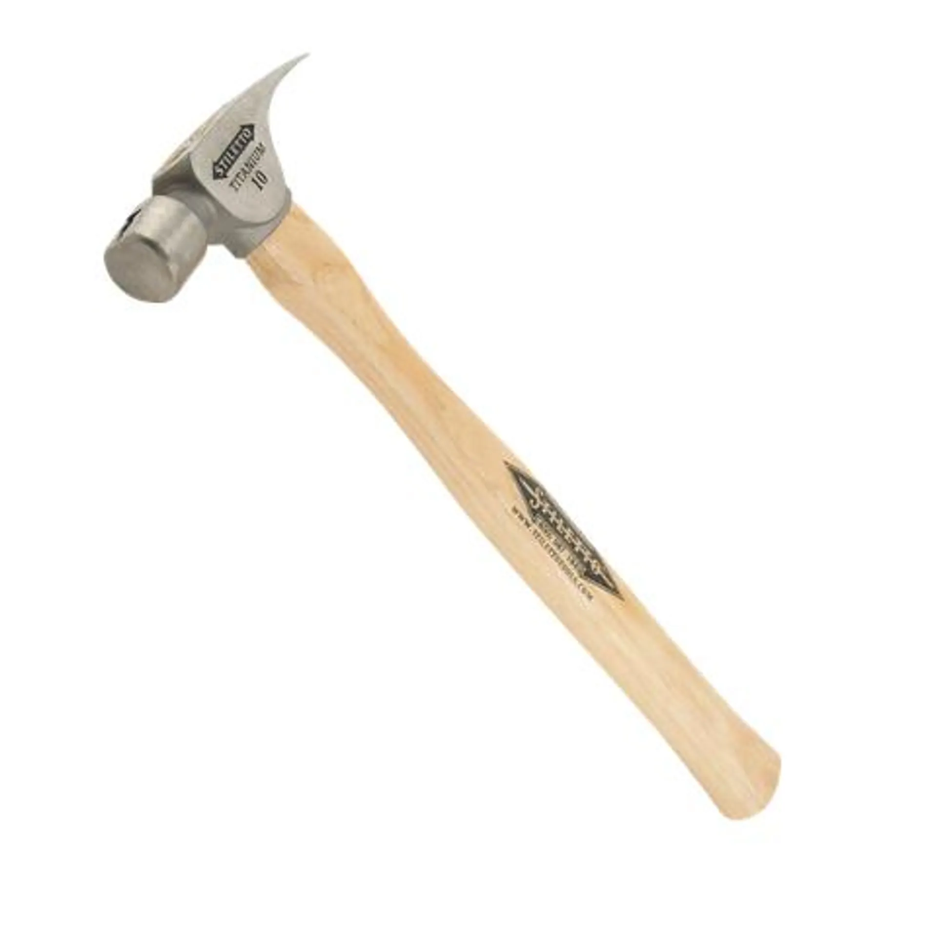 Stiletto Titanium 10oz Finish Hammer with Hickory Handle