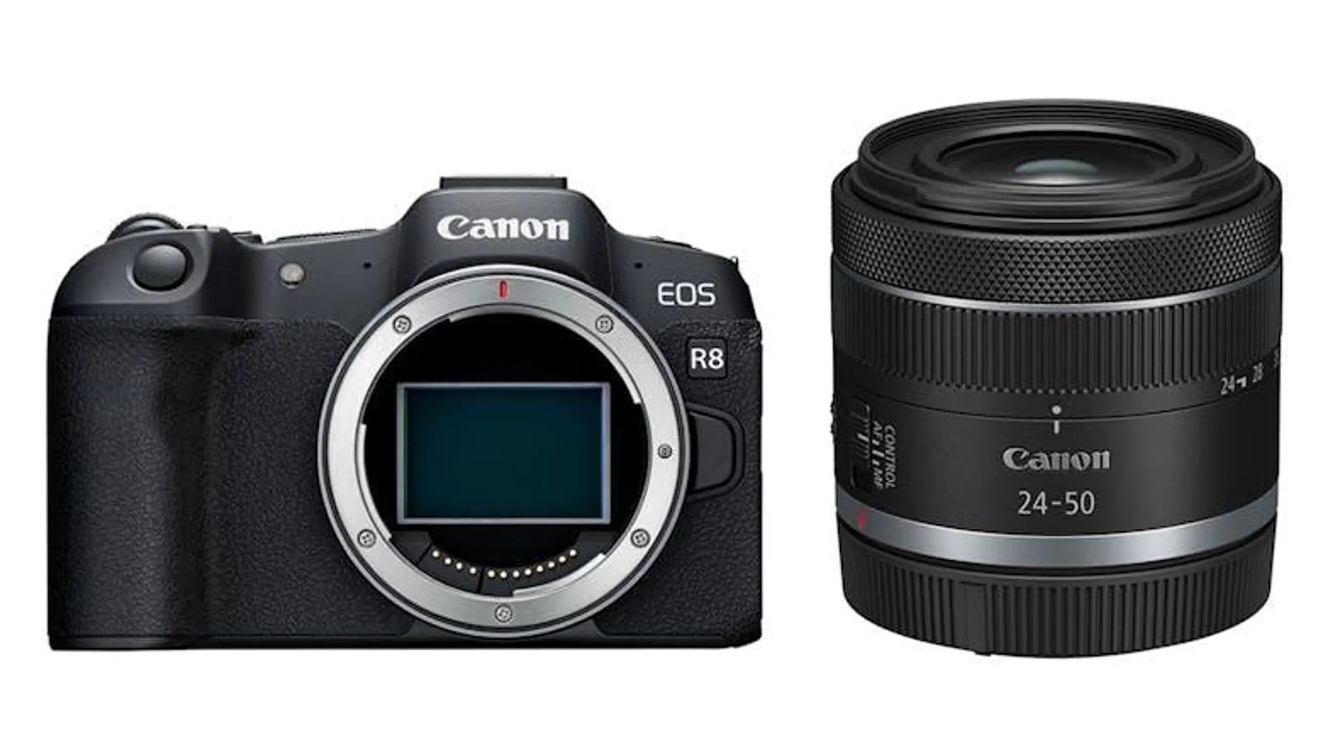 Canon EOS R8 Full Frame Mirrorless Camera with RF 24-50mm f/4.5-6.3 IS STM Lens