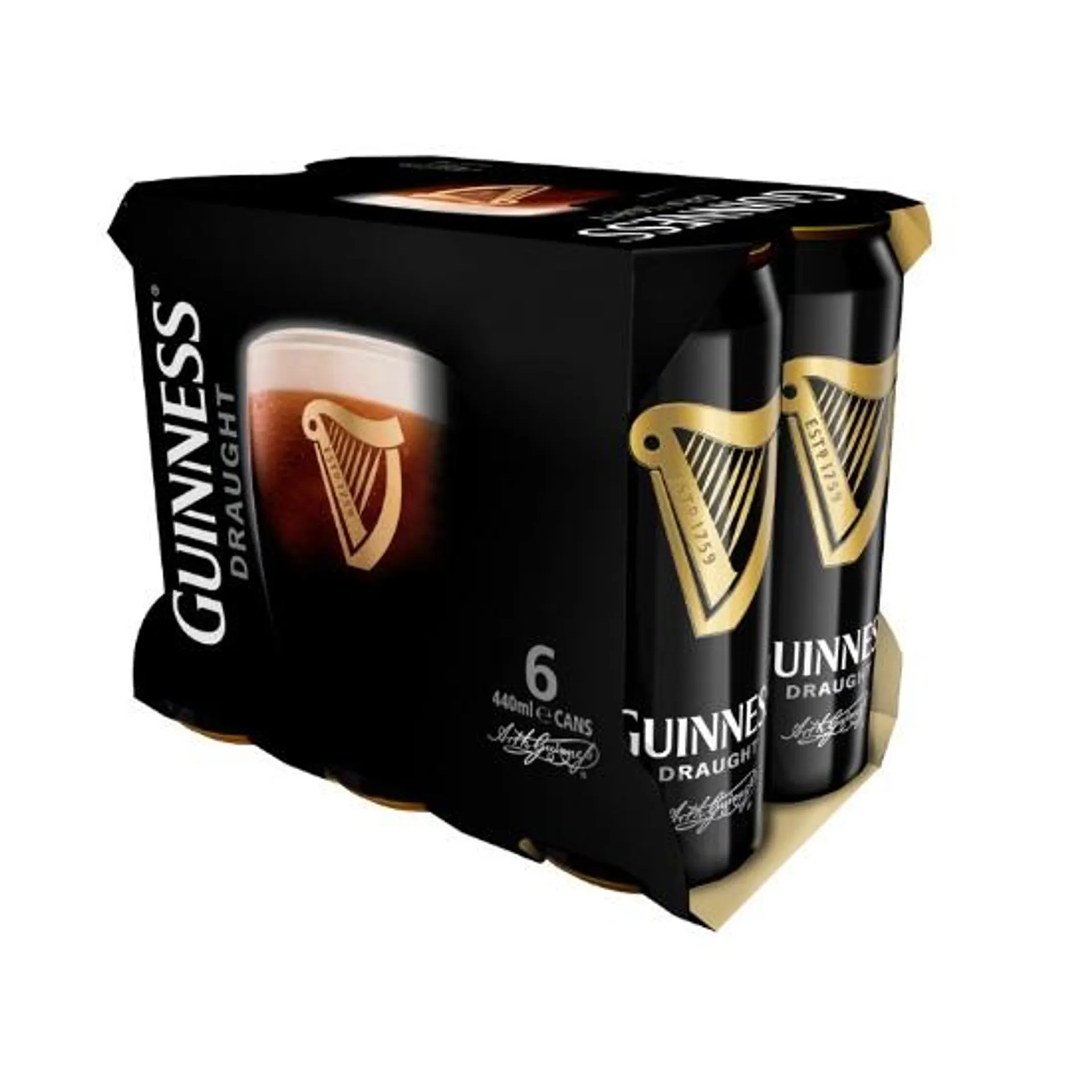 Guinness Draught Cans 6x440ml