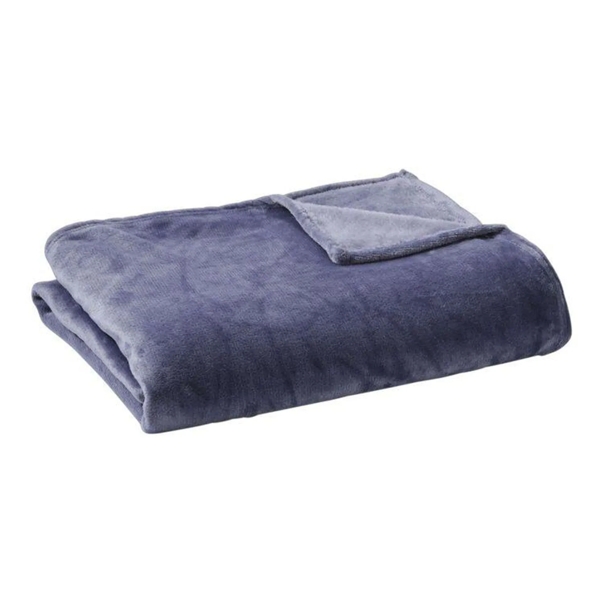 Brampton House Super Soft Blanket China Blue 180 x 220 cm