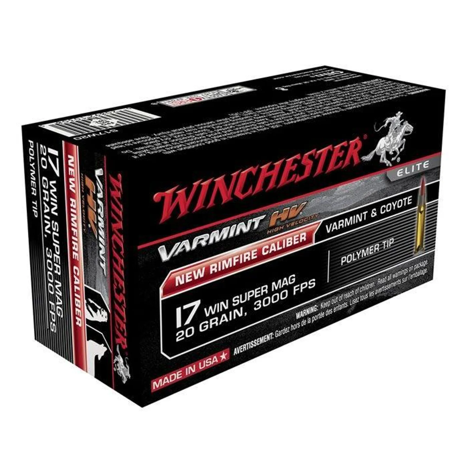 Winchester Supreme .17WSM 20gr VRT HV (50)