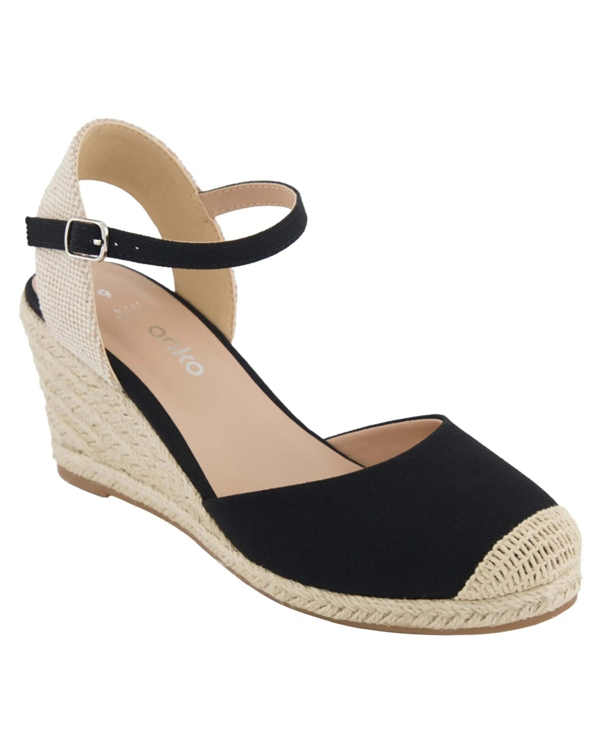 Casual Espadrille Closed Toe Wedge Heels